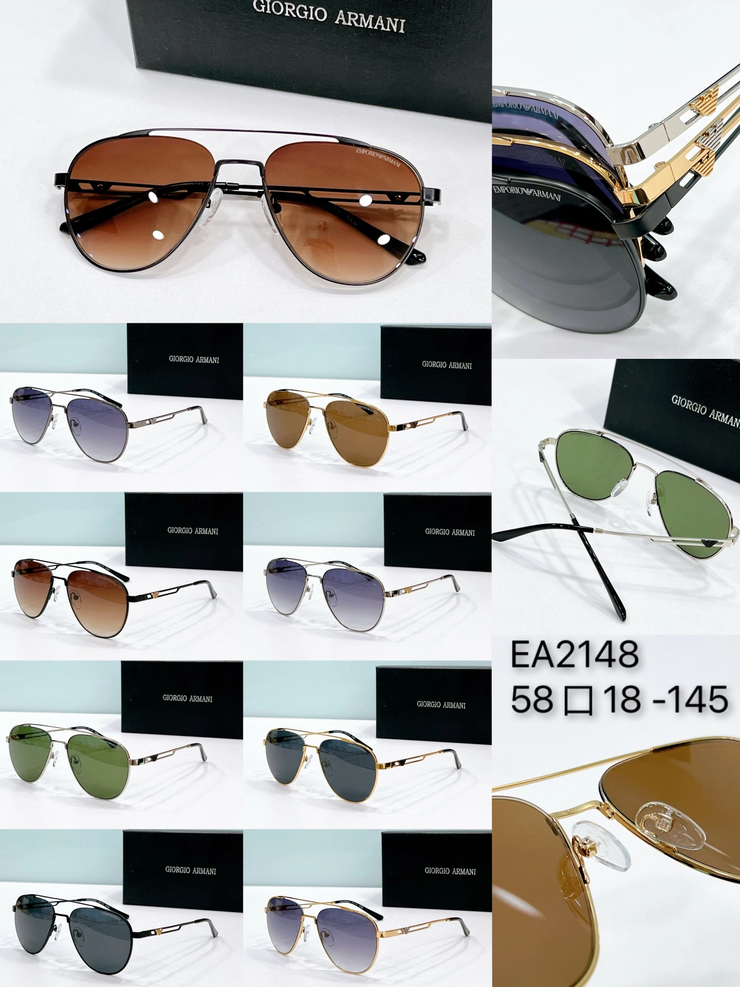 Refined 6258 Armani AAA Quality Sunglasses