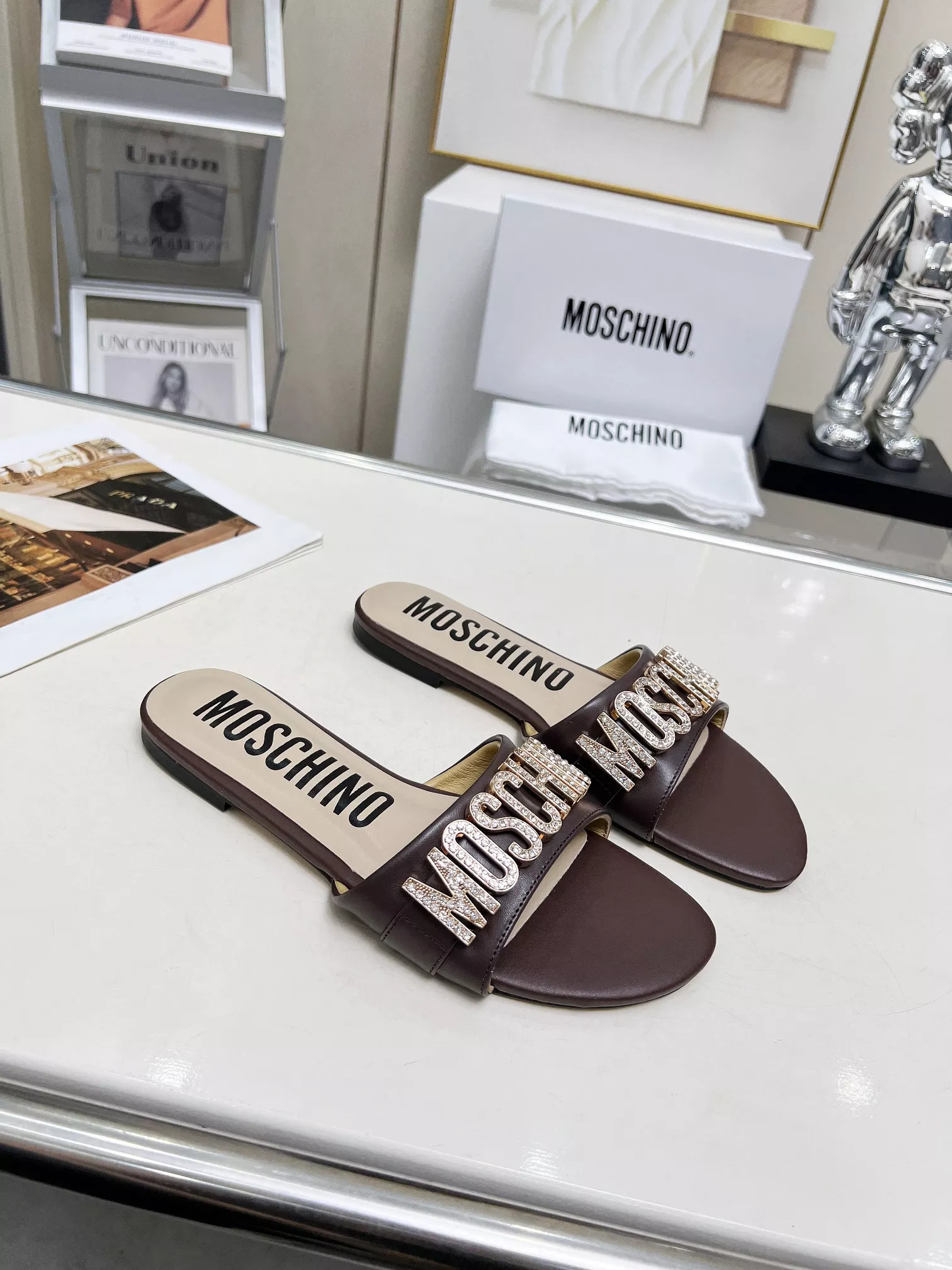 Refined 6353 Moschino Slippers For Women