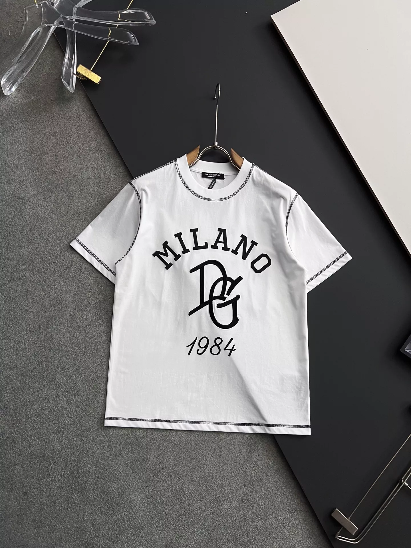 Refined 6708 Dolce & Gabbana D&G T-Shirts Short Sleeved For Unisex