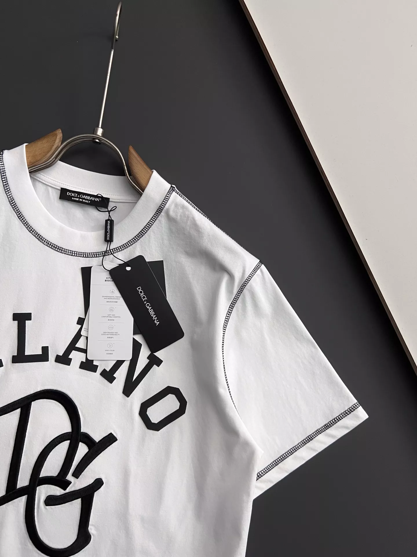 Refined 6708 Dolce & Gabbana D&G T-Shirts Short Sleeved For Unisex