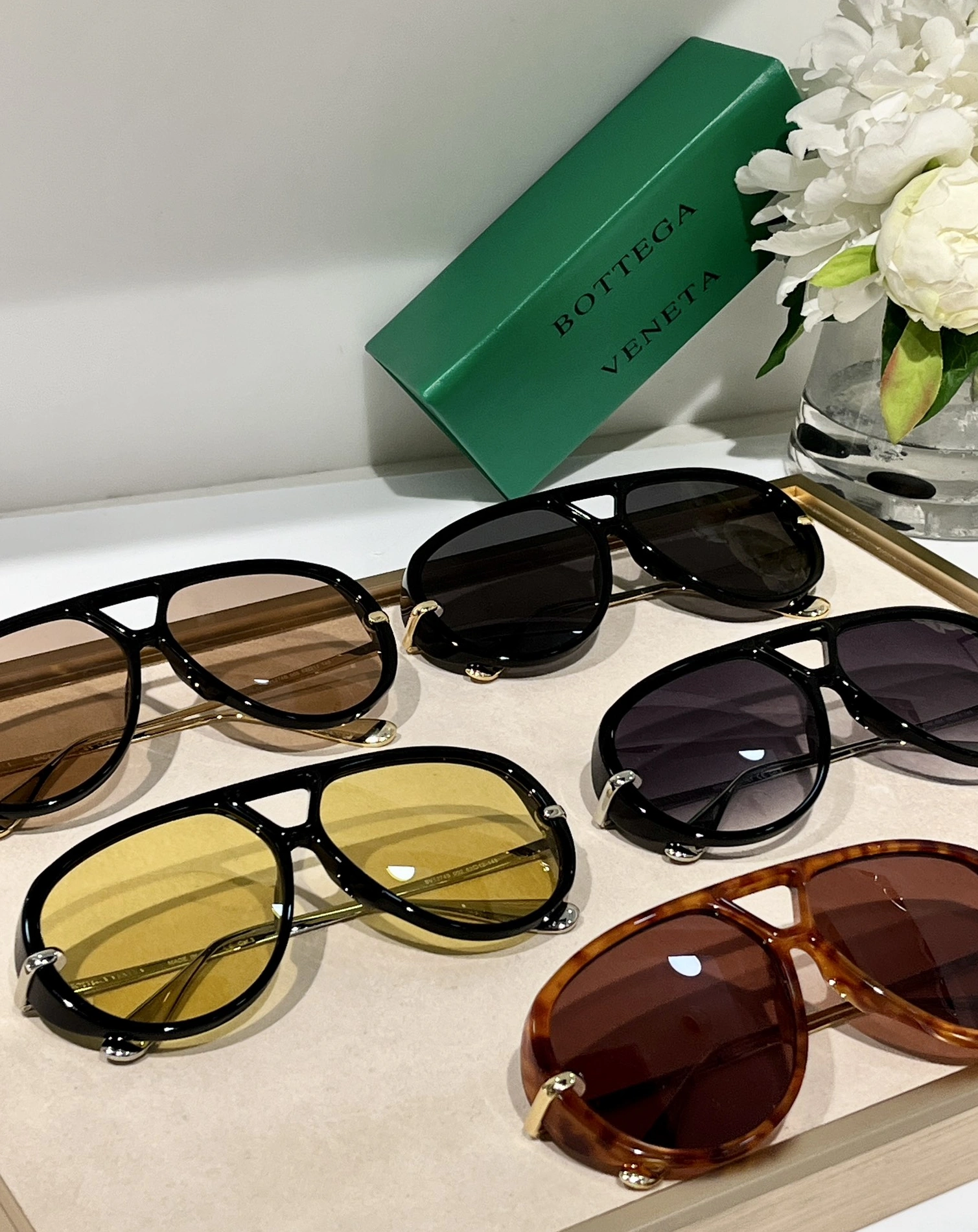 Refined 6735 Bottega Veneta AAA Quality Sunglasses