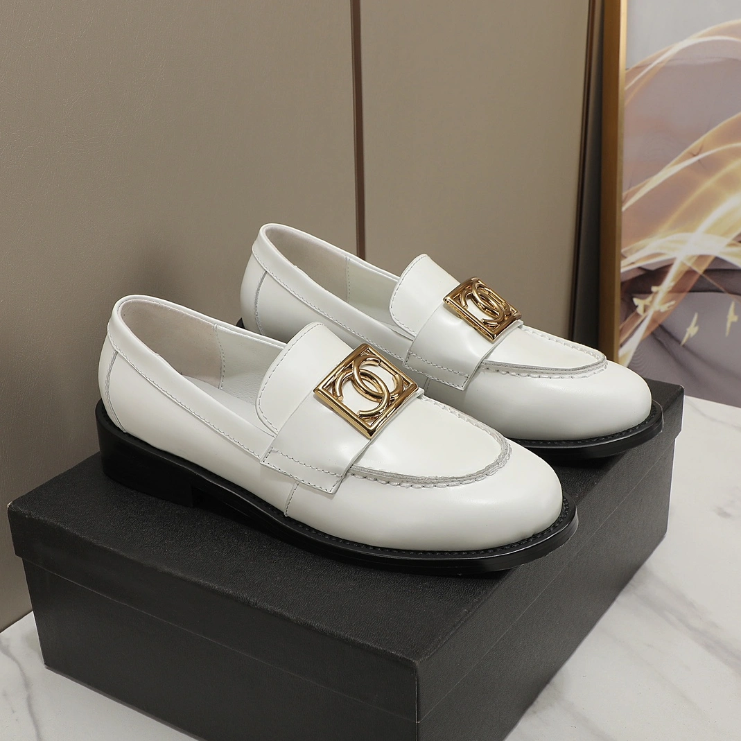 Refined 7078 Chanel Leather Shoes For Women