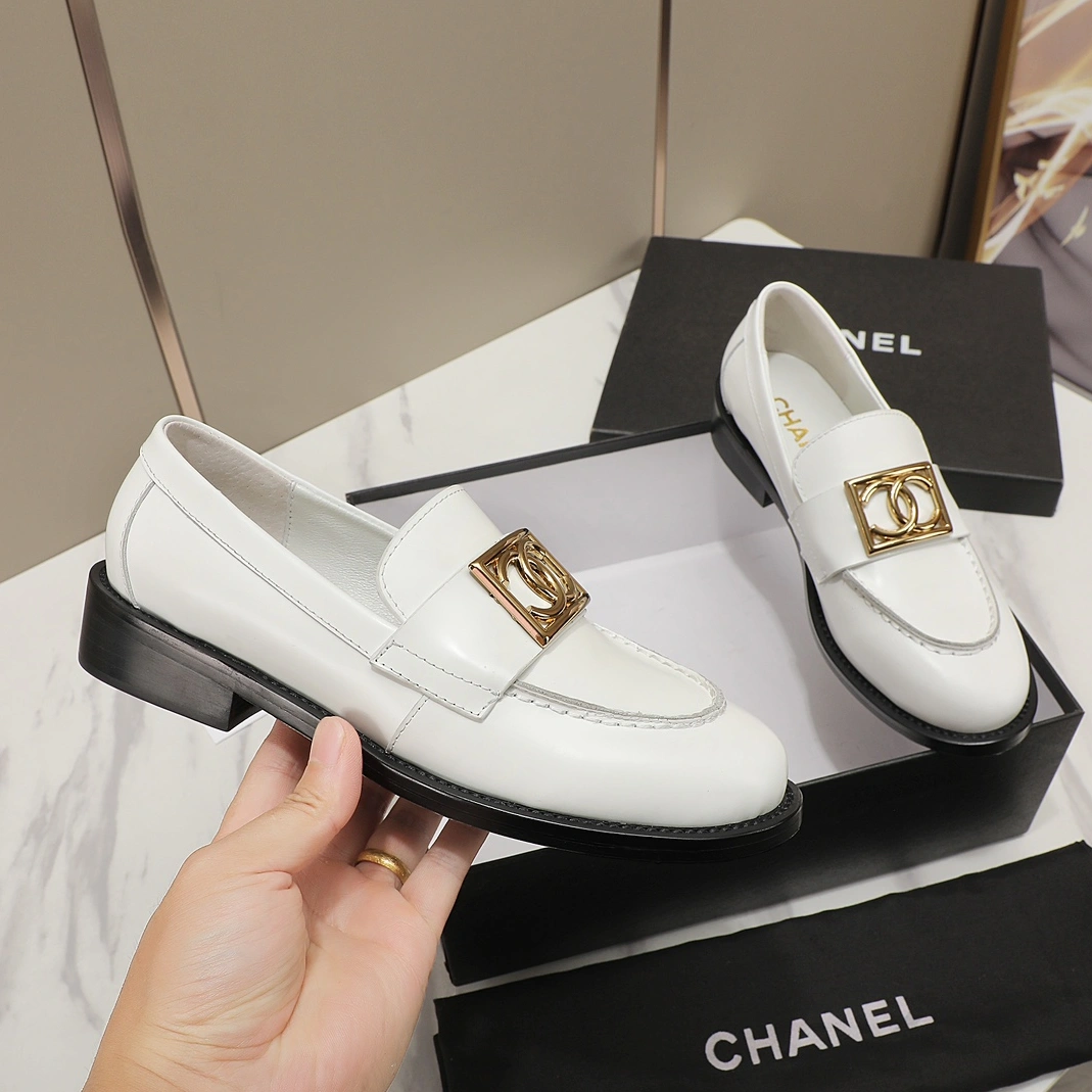 Refined 7078 Chanel Leather Shoes For Women