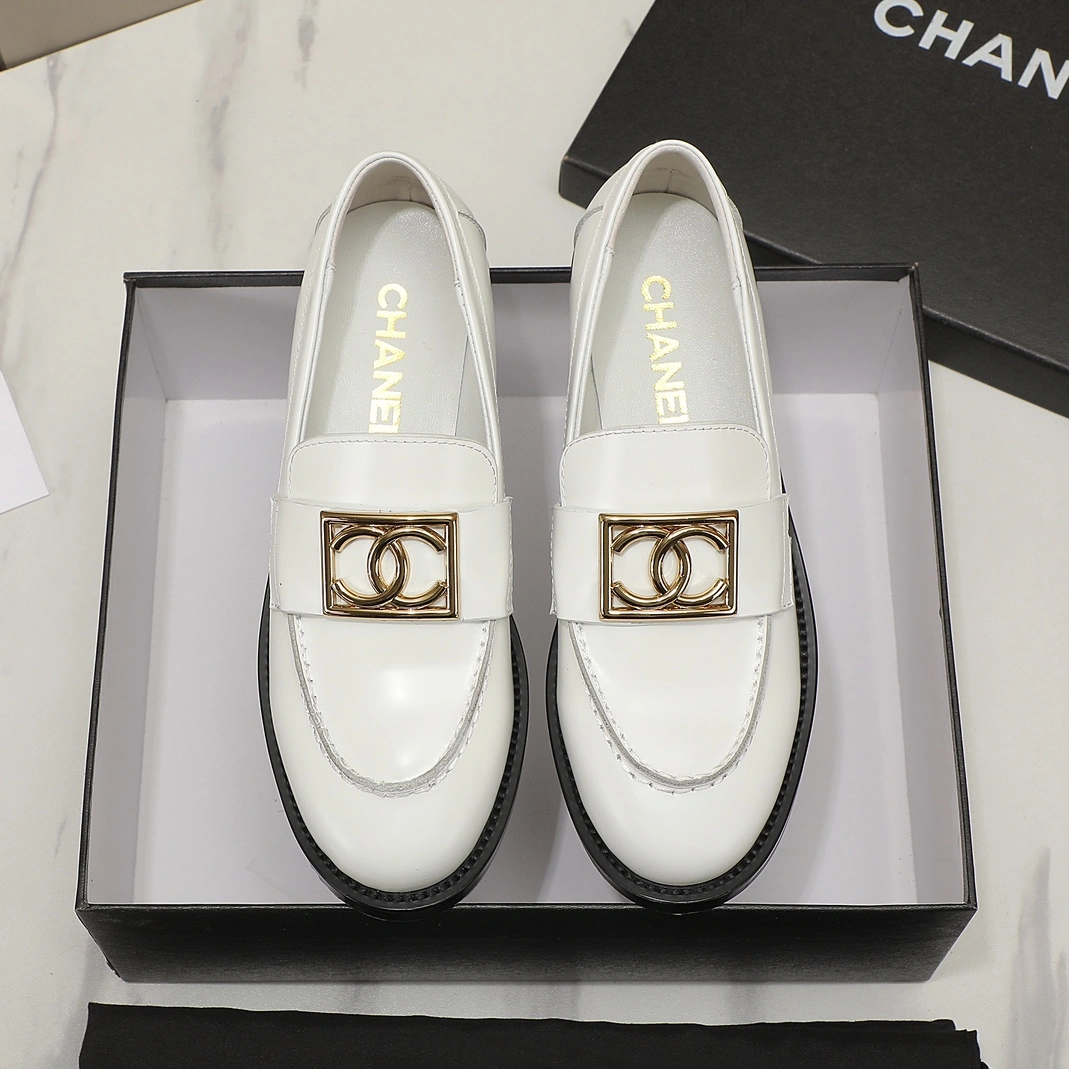 Refined 7078 Chanel Leather Shoes For Women