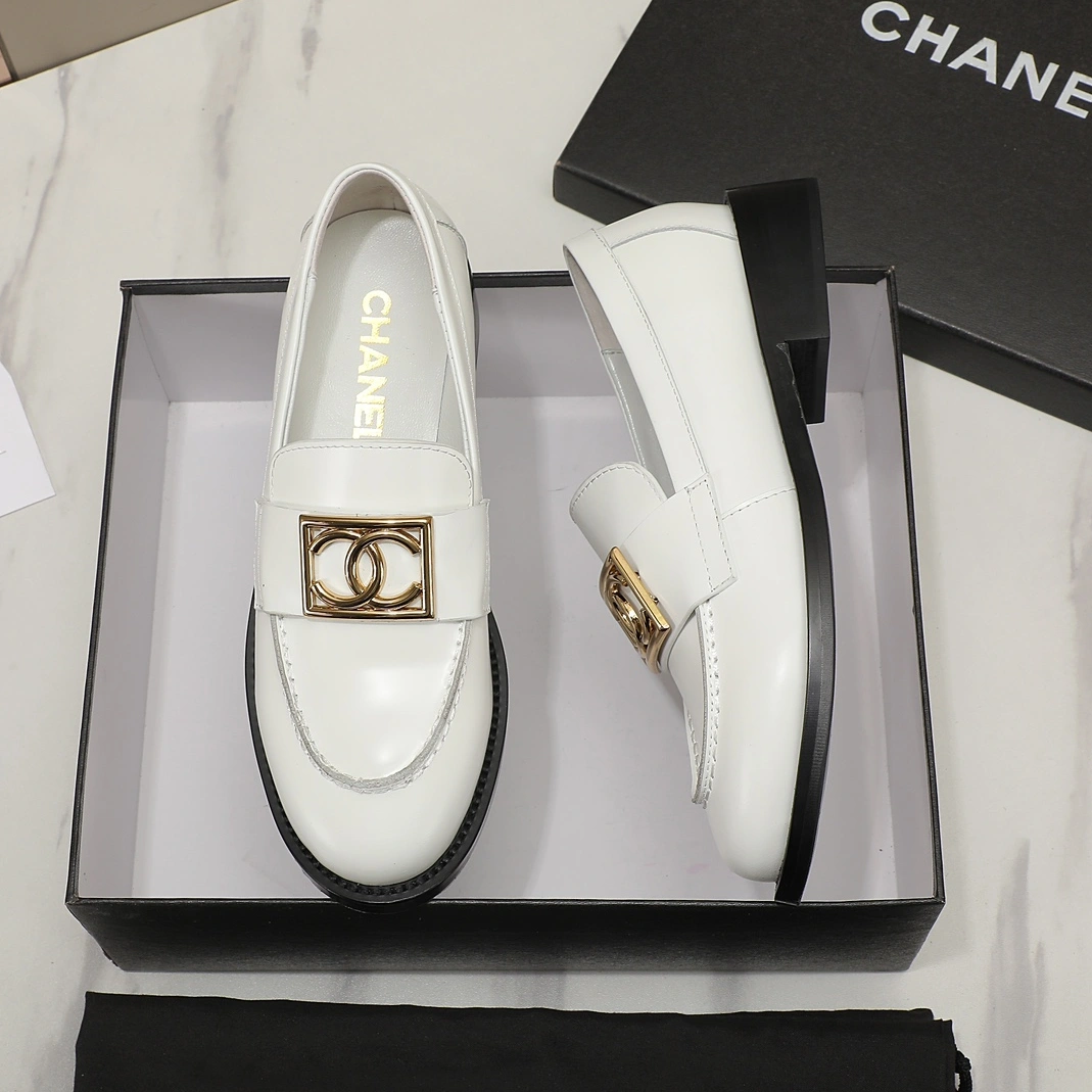 Refined 7078 Chanel Leather Shoes For Women