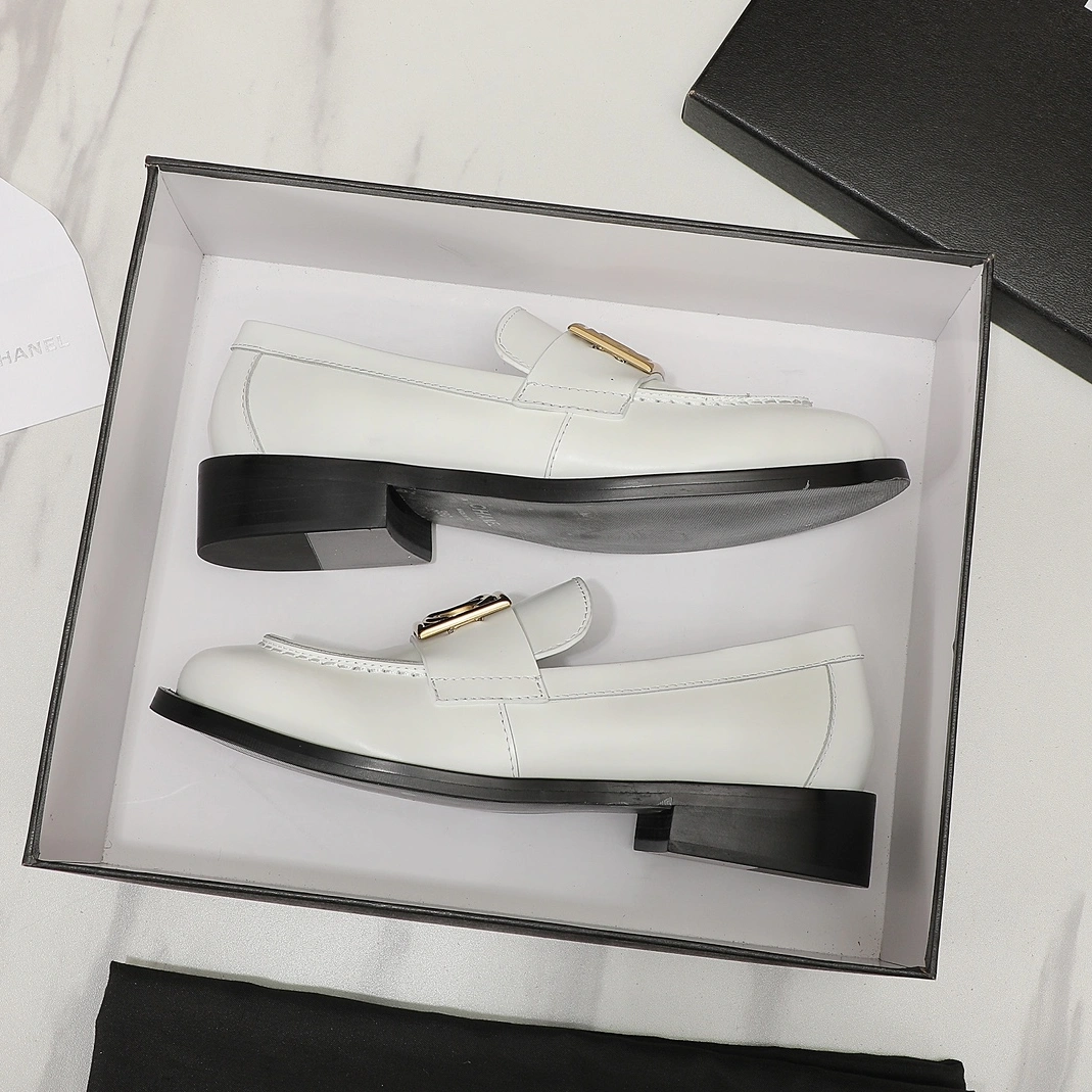 Refined 7078 Chanel Leather Shoes For Women