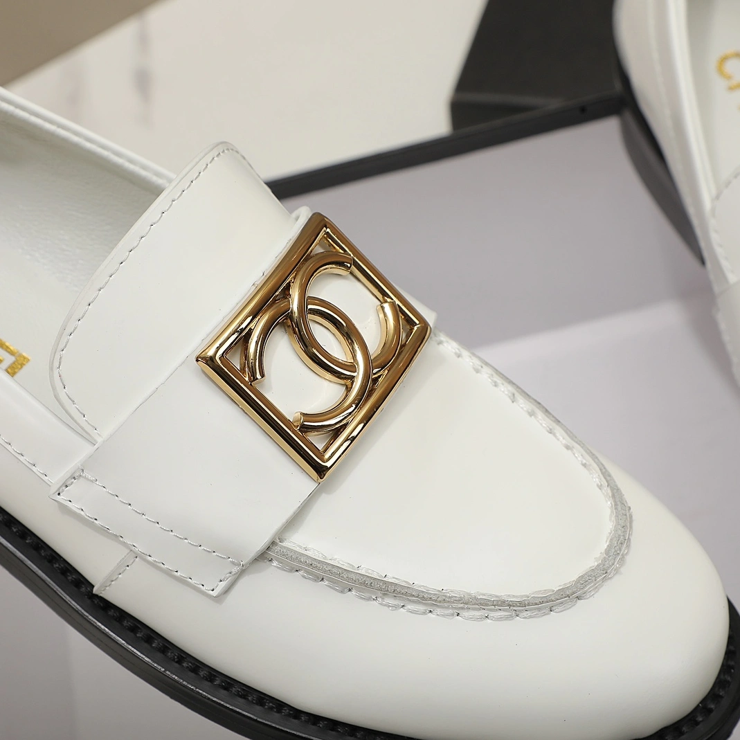 Refined 7078 Chanel Leather Shoes For Women