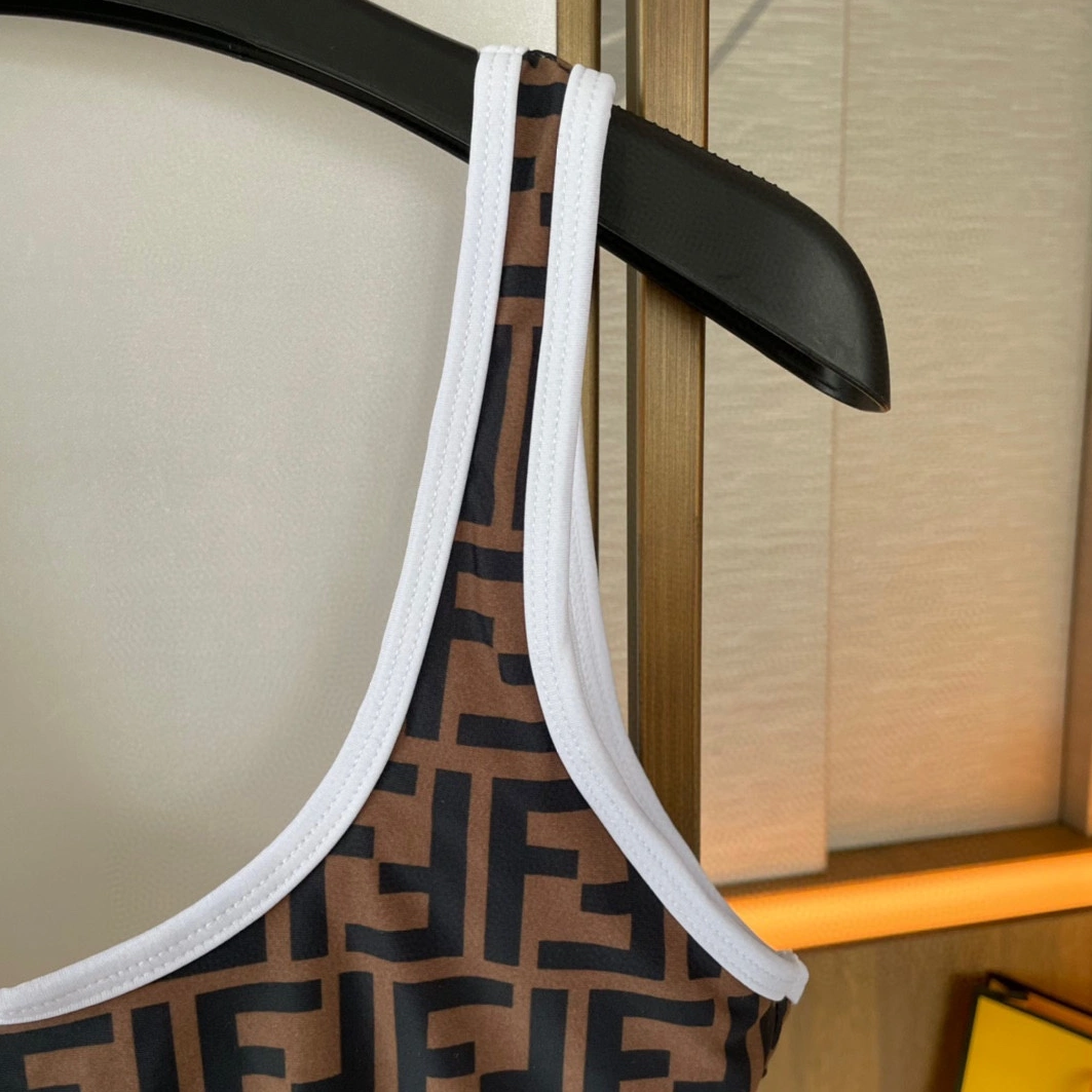 Refined 7257 Fendi Bathing Suits Sleeveless For Women