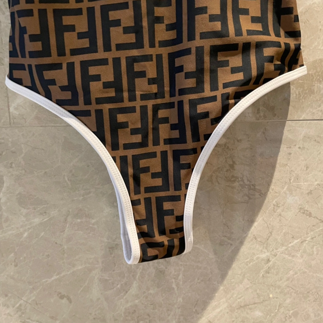Refined 7257 Fendi Bathing Suits Sleeveless For Women