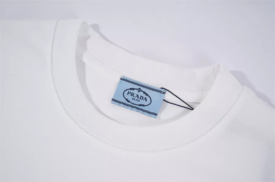 Refined 7335 Prada T-Shirts Short Sleeved For Unisex
