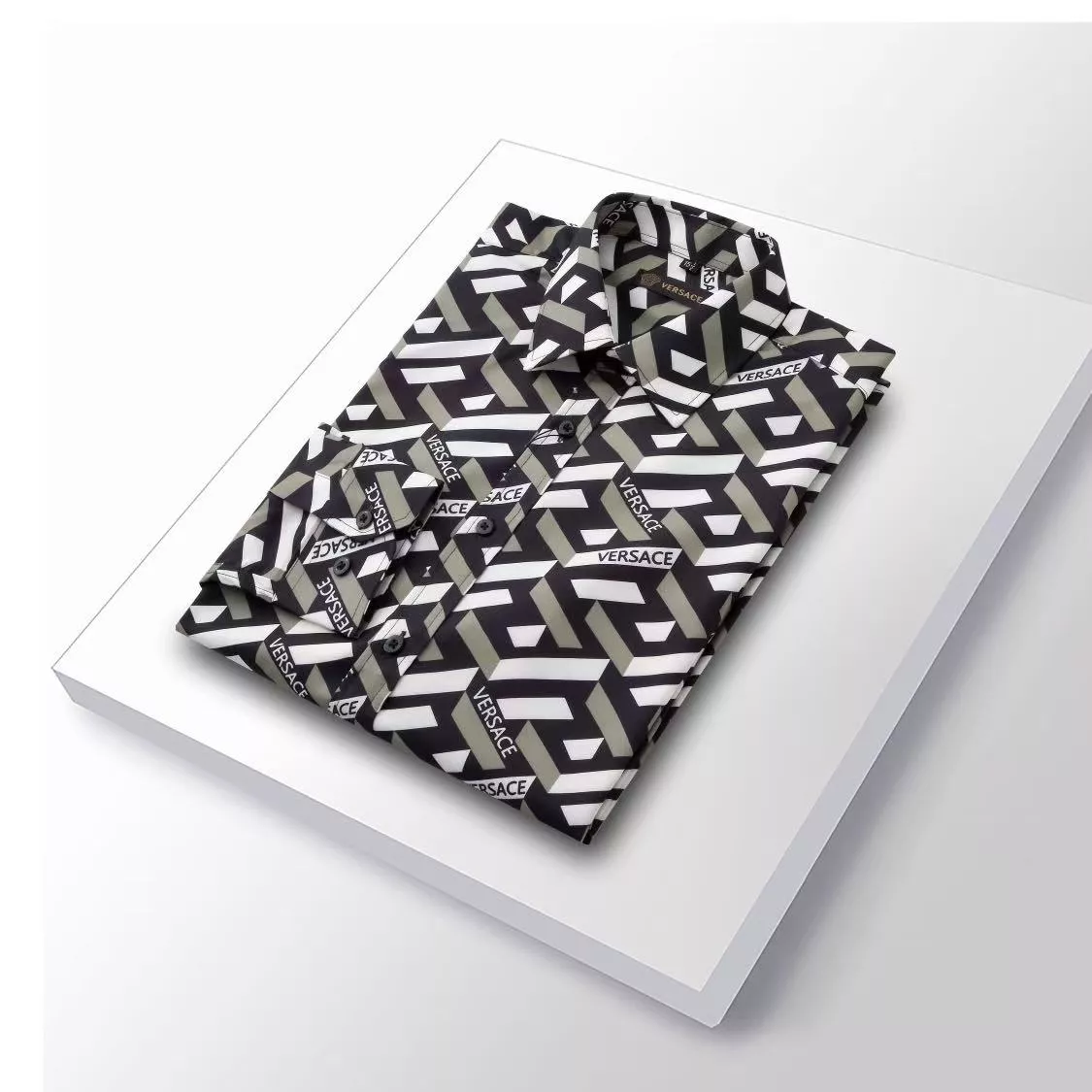 Refined 7351 Versace Shirts Long Sleeved For Men