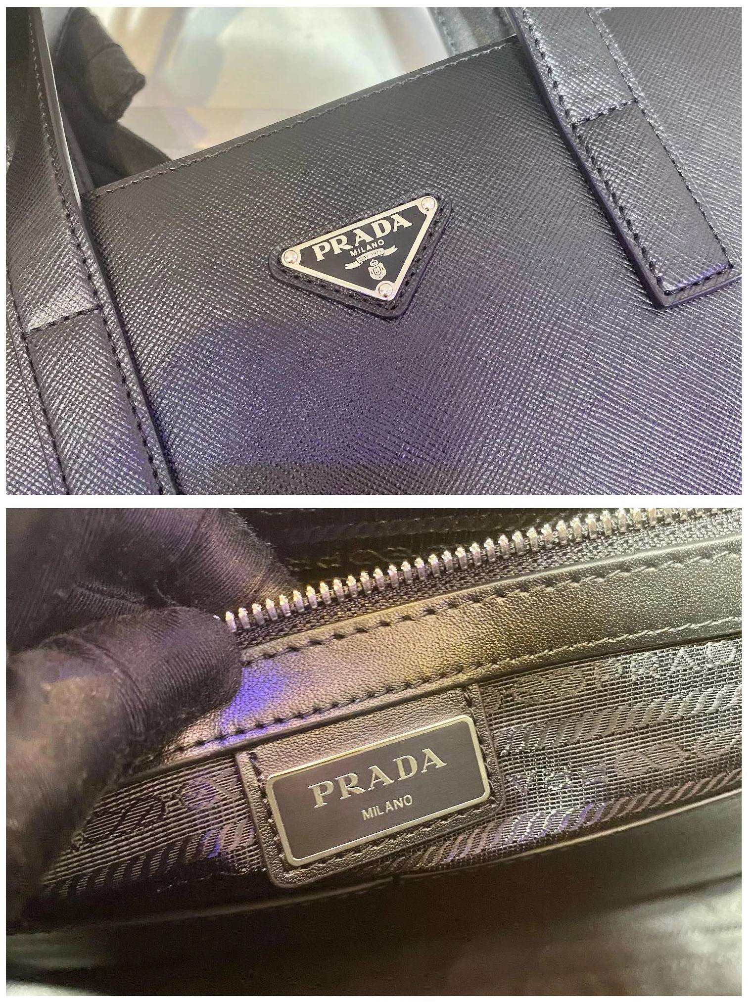 Refined 7385 Prada AAA Man Handbags