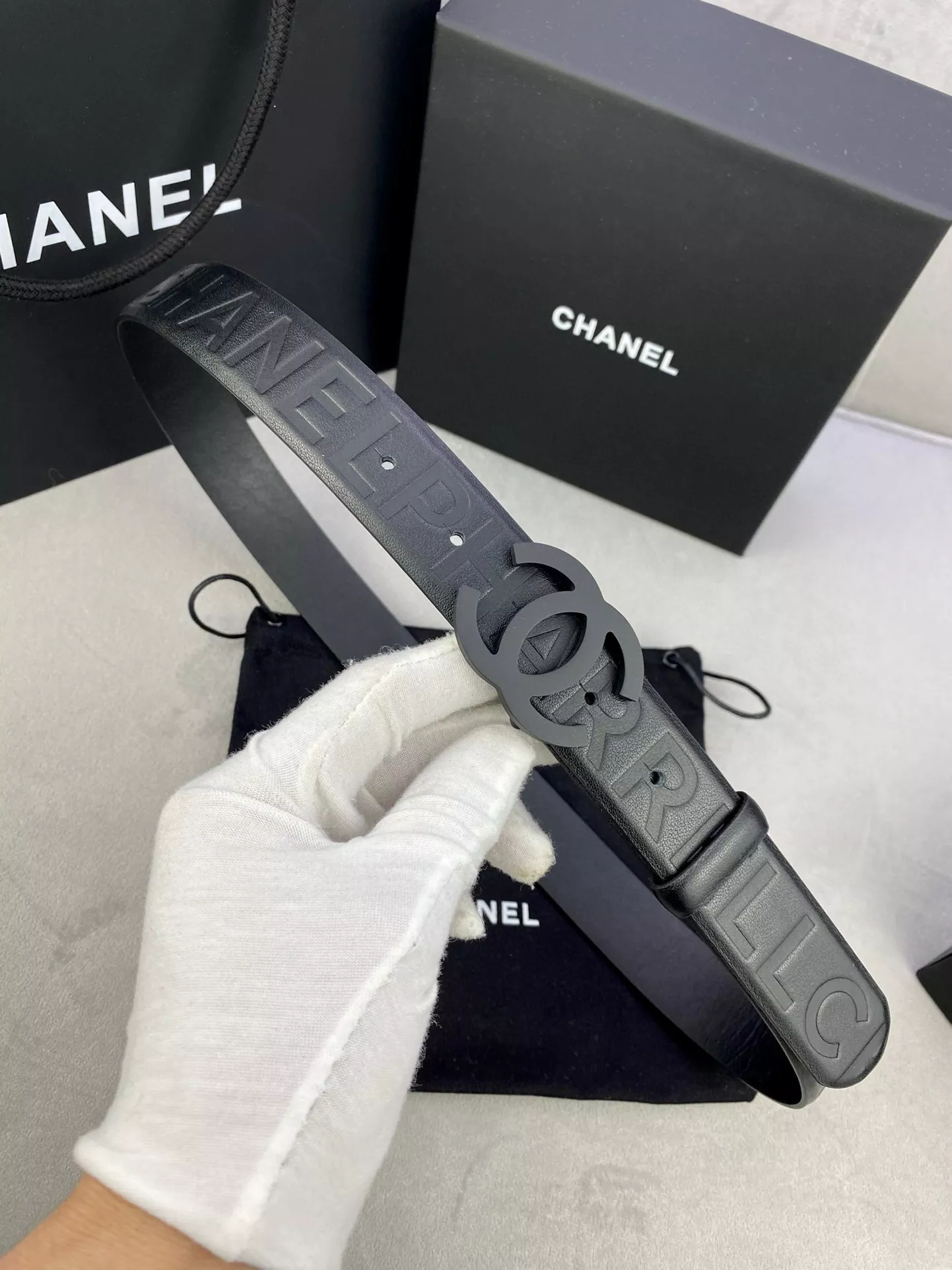 Refined 7387 Chanel AAA Quality Belts In 3.0cm For Women