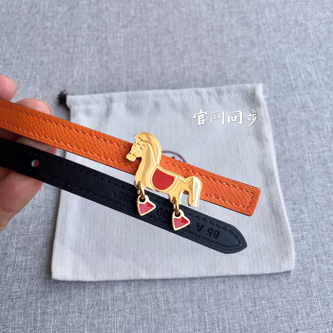 Refined 7723 Hermes AAA Quality Belts In 1.3cm For Women