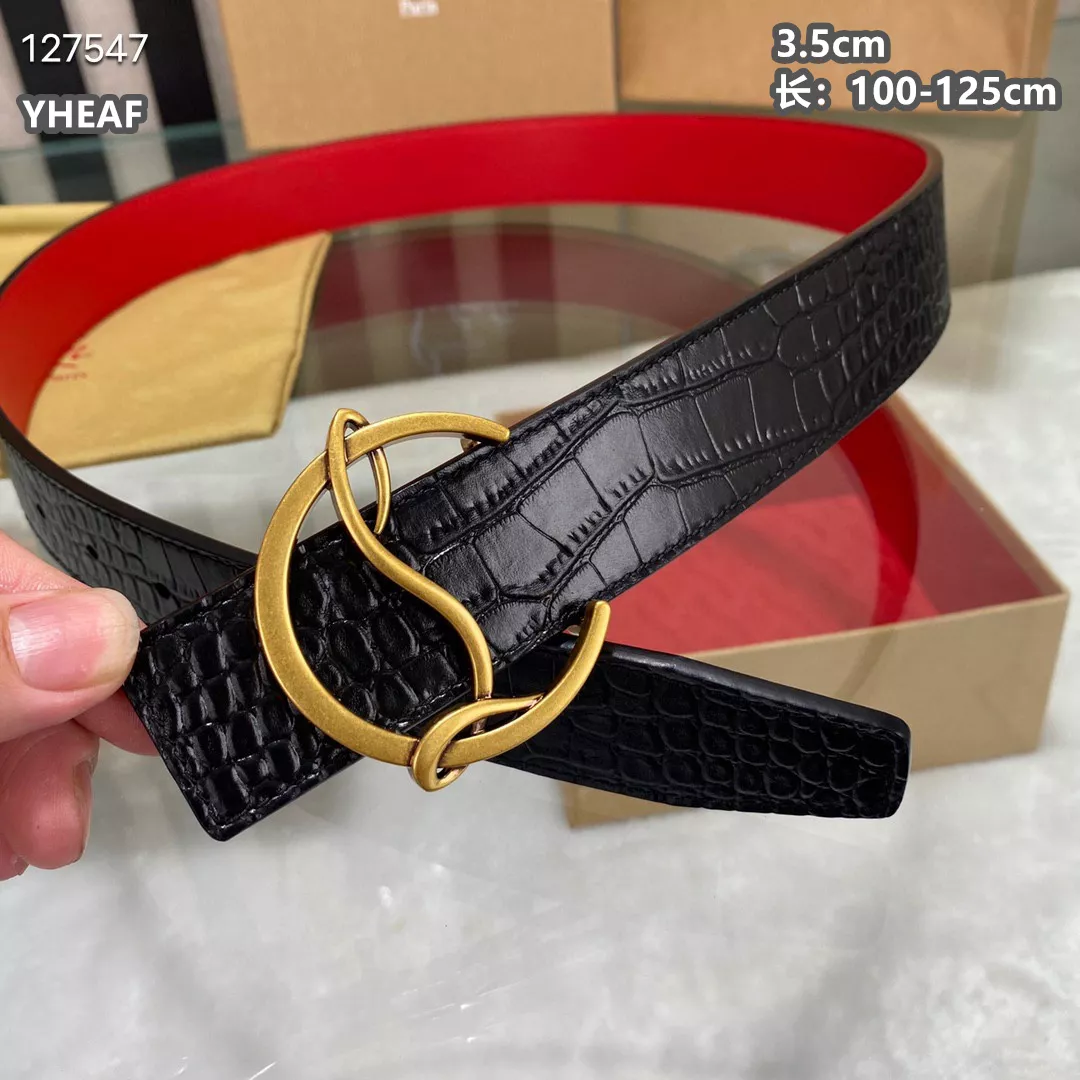 Refined 7749 Christian Louboutin CL AAA Quality Belts For Unisex