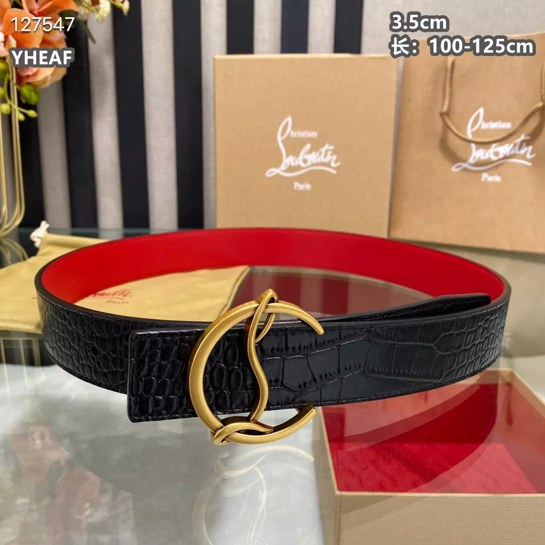 Refined 7749 Christian Louboutin CL AAA Quality Belts For Unisex