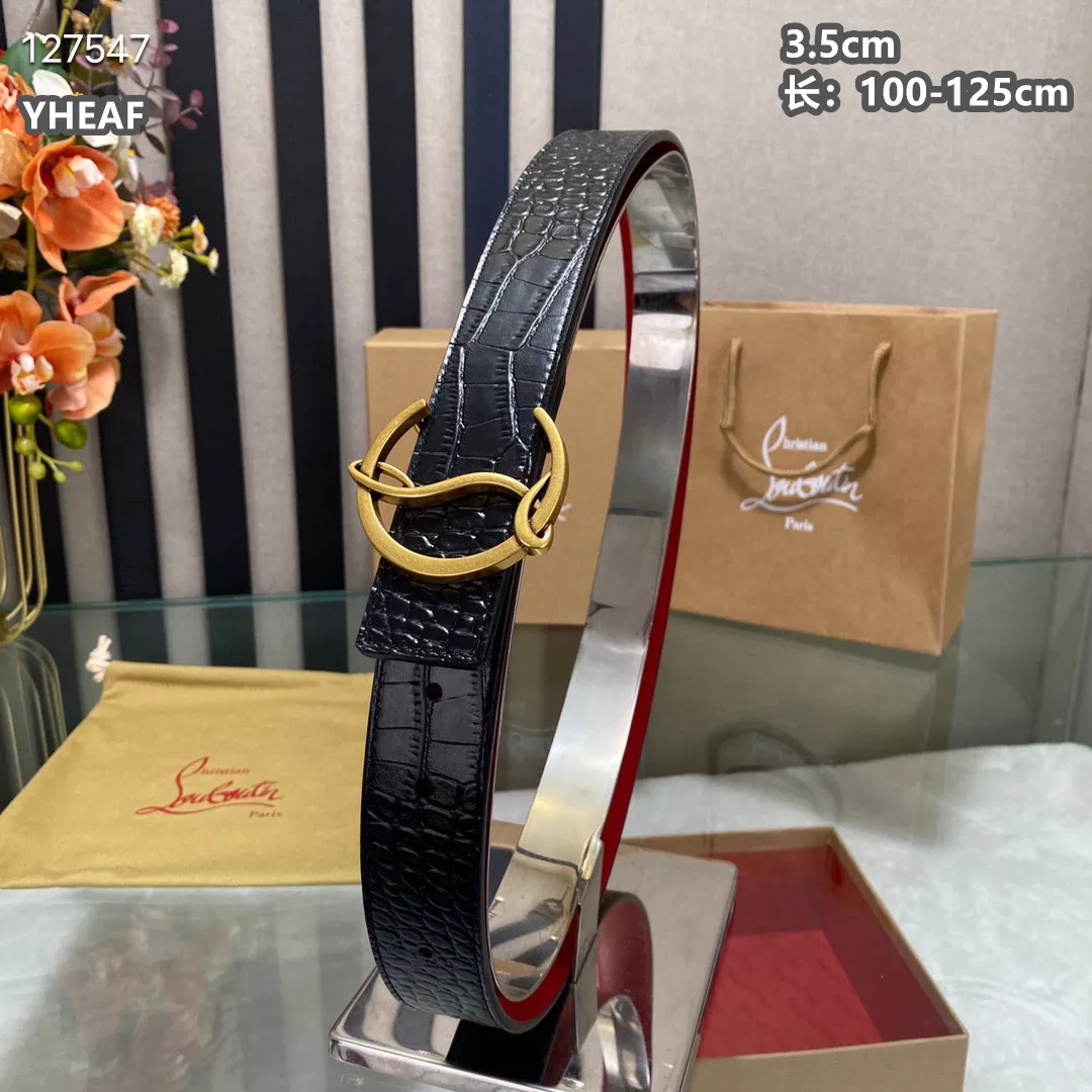 Refined 7749 Christian Louboutin CL AAA Quality Belts For Unisex