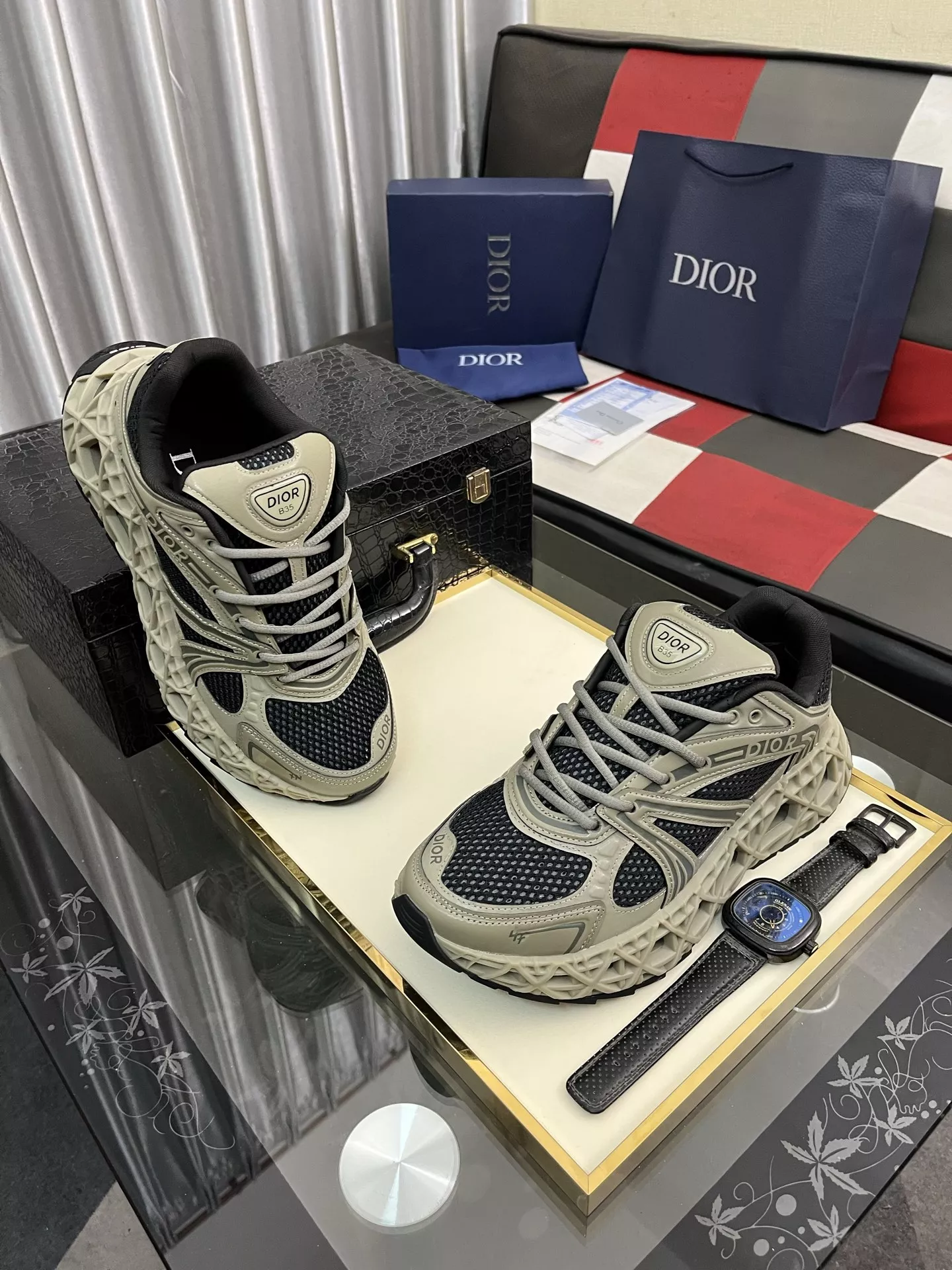 Refined 7849 Christian Dior Casual Shoes For Men