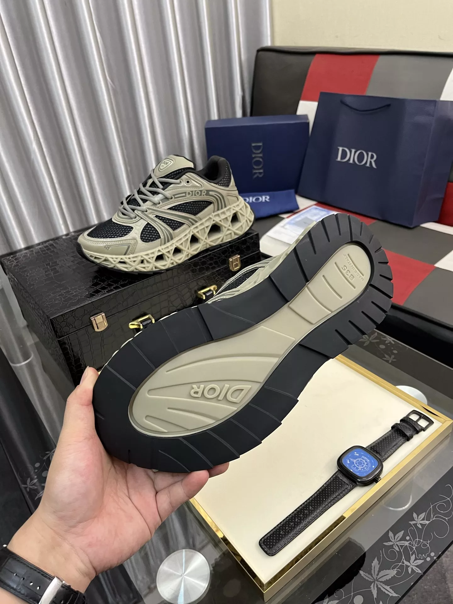 Refined 7849 Christian Dior Casual Shoes For Men