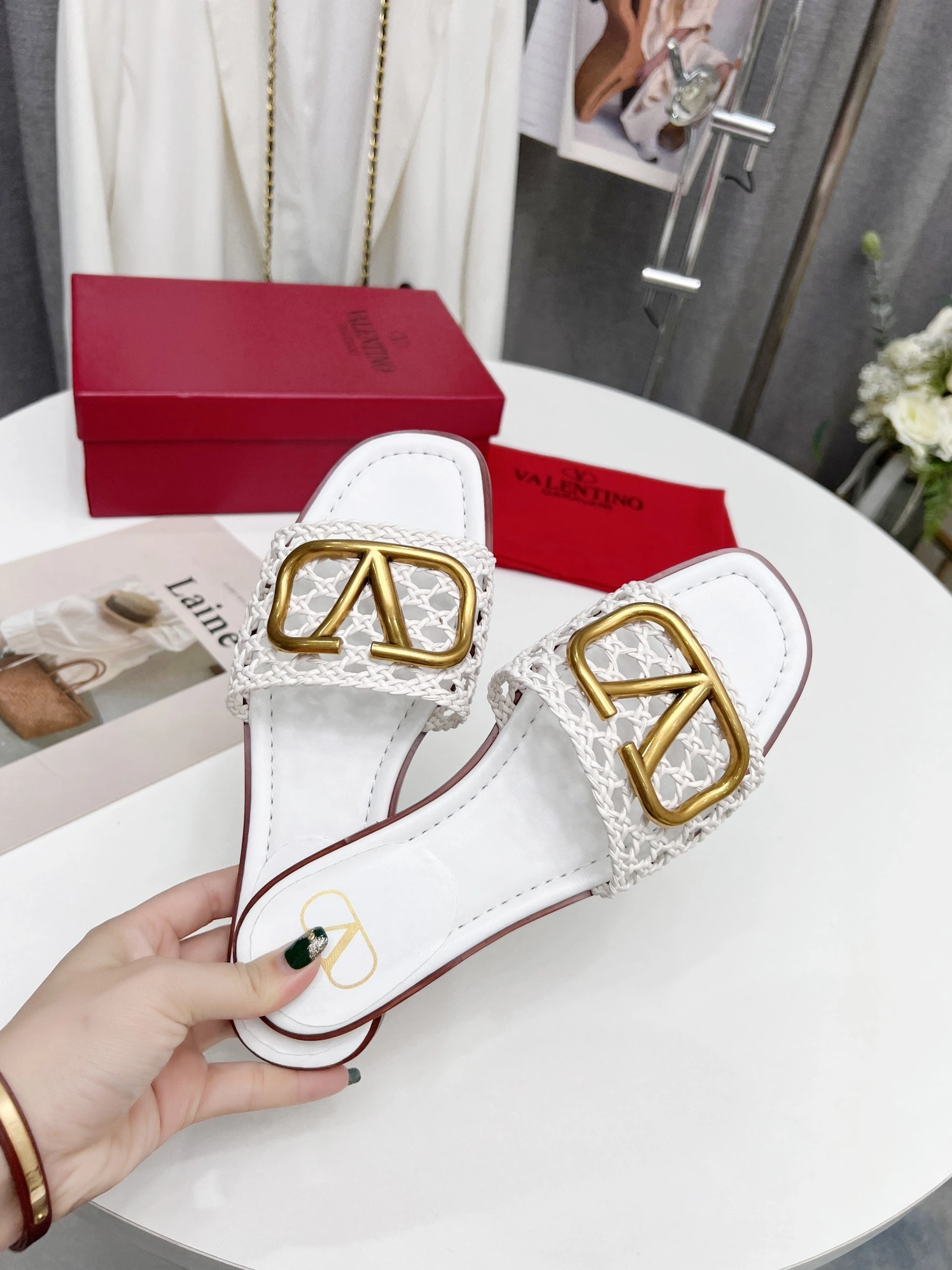 Refined 8048 Valentino Slippers For Women