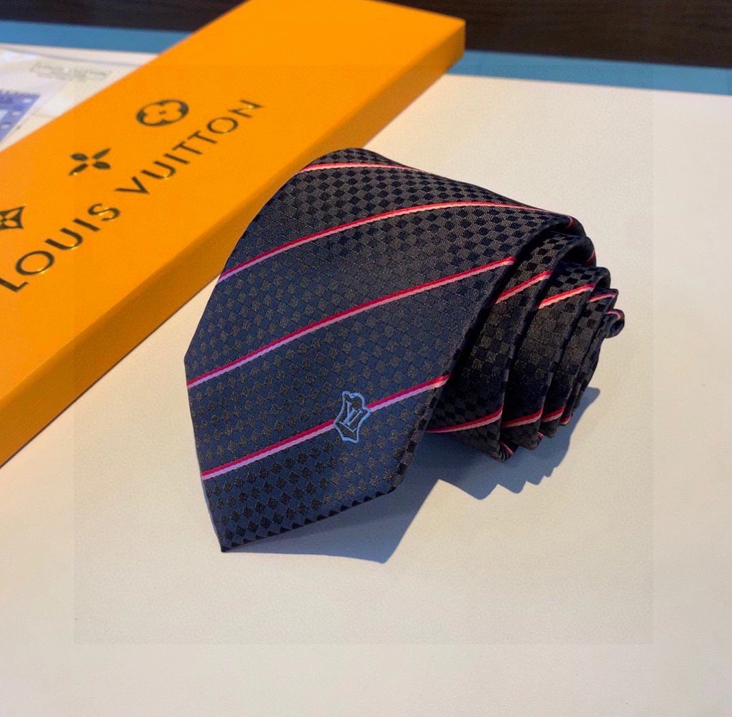 Refined 8225 Louis Vuitton LV Necktie For Men