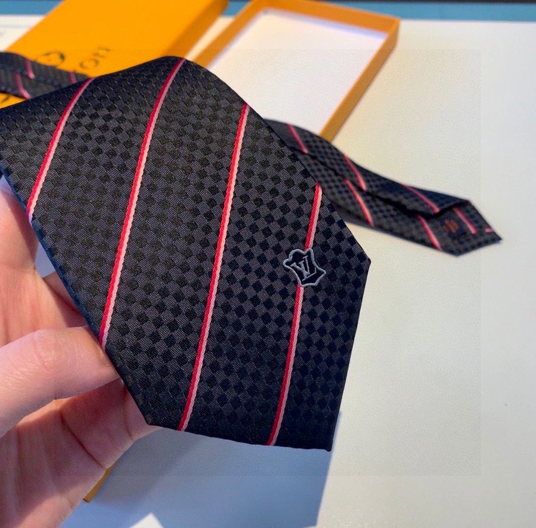 Refined 8225 Louis Vuitton LV Necktie For Men