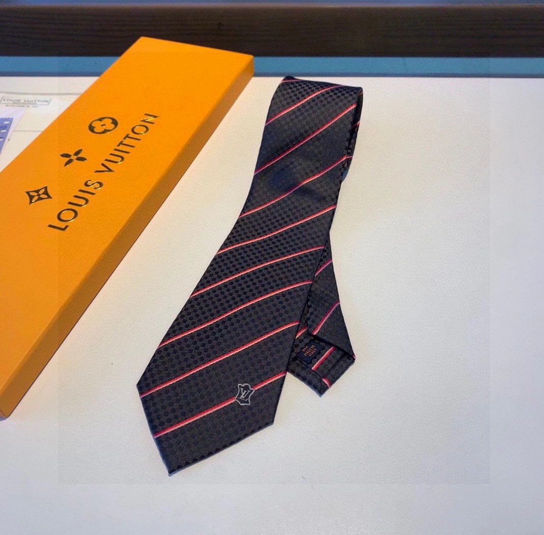 Refined 8225 Louis Vuitton LV Necktie For Men