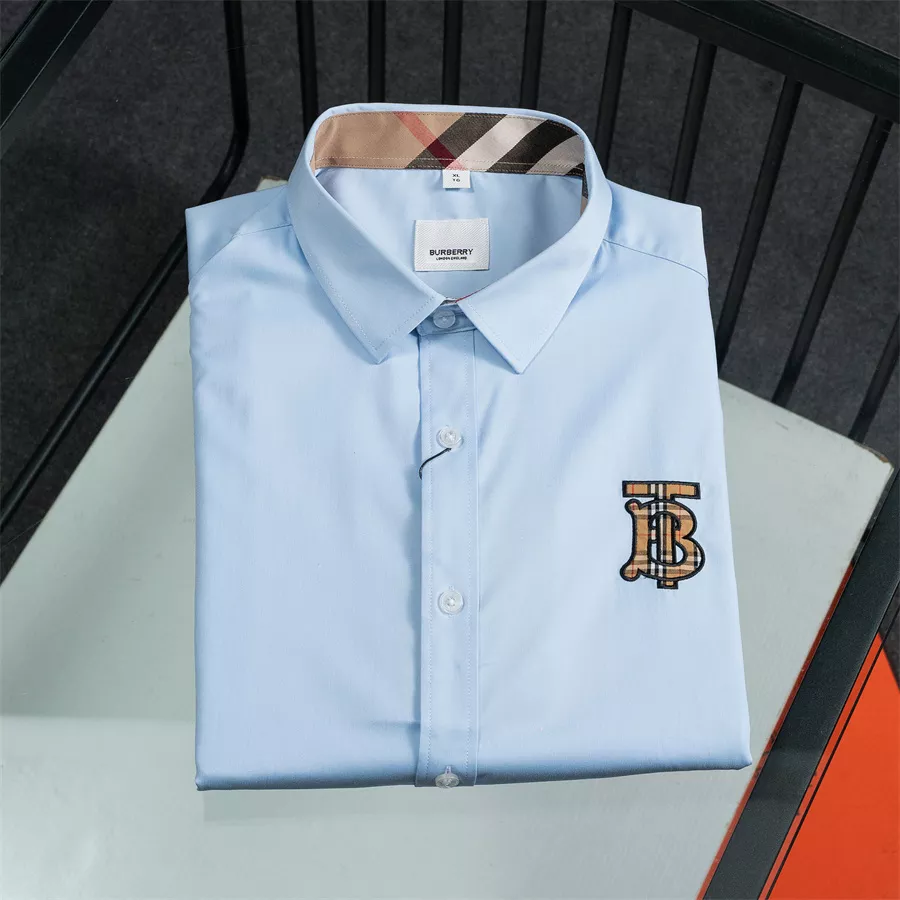 Refined 8322 Burberry Shirts Long Sleeved For Men