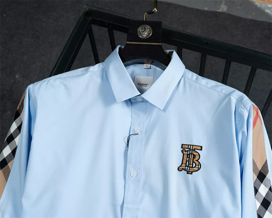 Refined 8322 Burberry Shirts Long Sleeved For Men