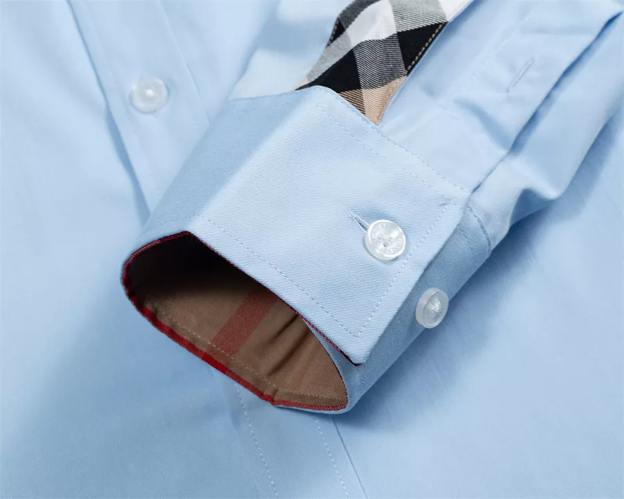 Refined 8322 Burberry Shirts Long Sleeved For Men