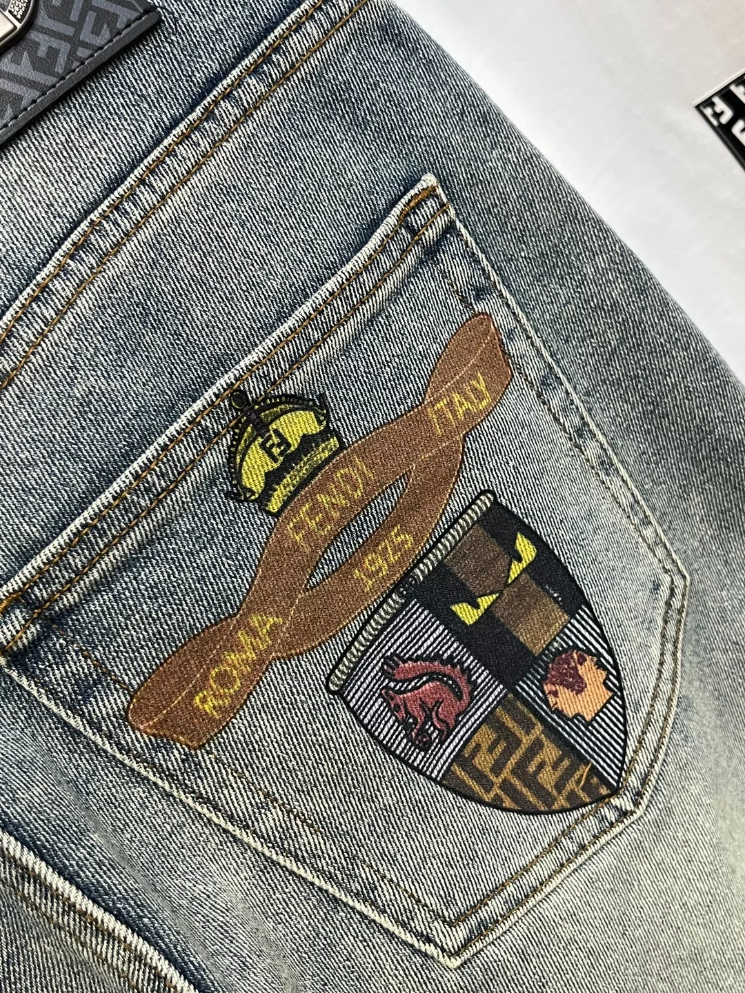 Refined 839 Fendi Jeans For Men