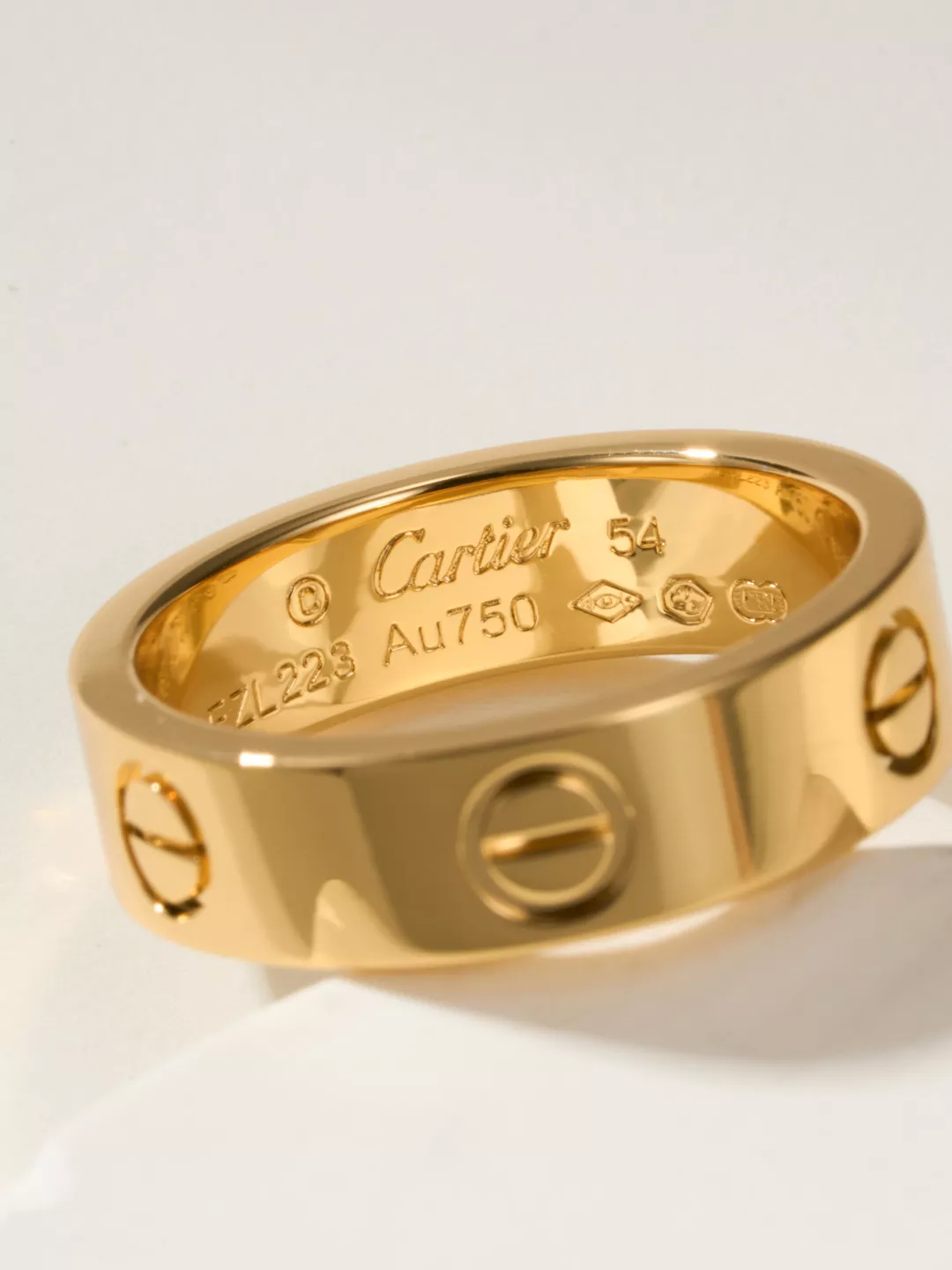 Refined 8483 Cartier Rings In Gold