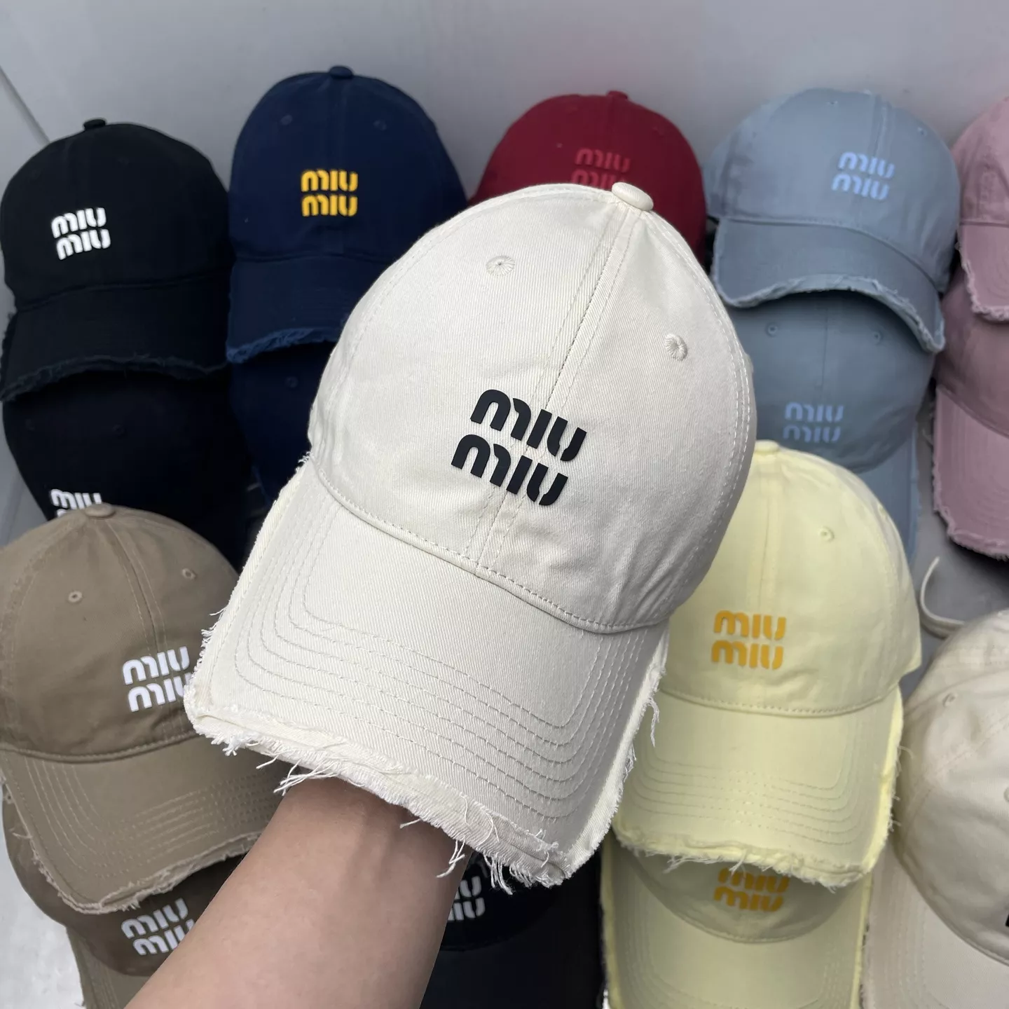 Refined 8585 MIU MIU Caps