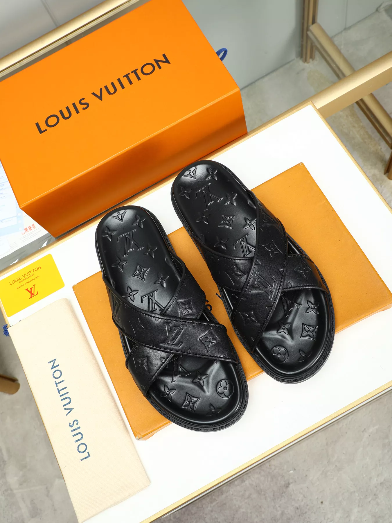 Refined 8705 Louis Vuitton Slippers For Men