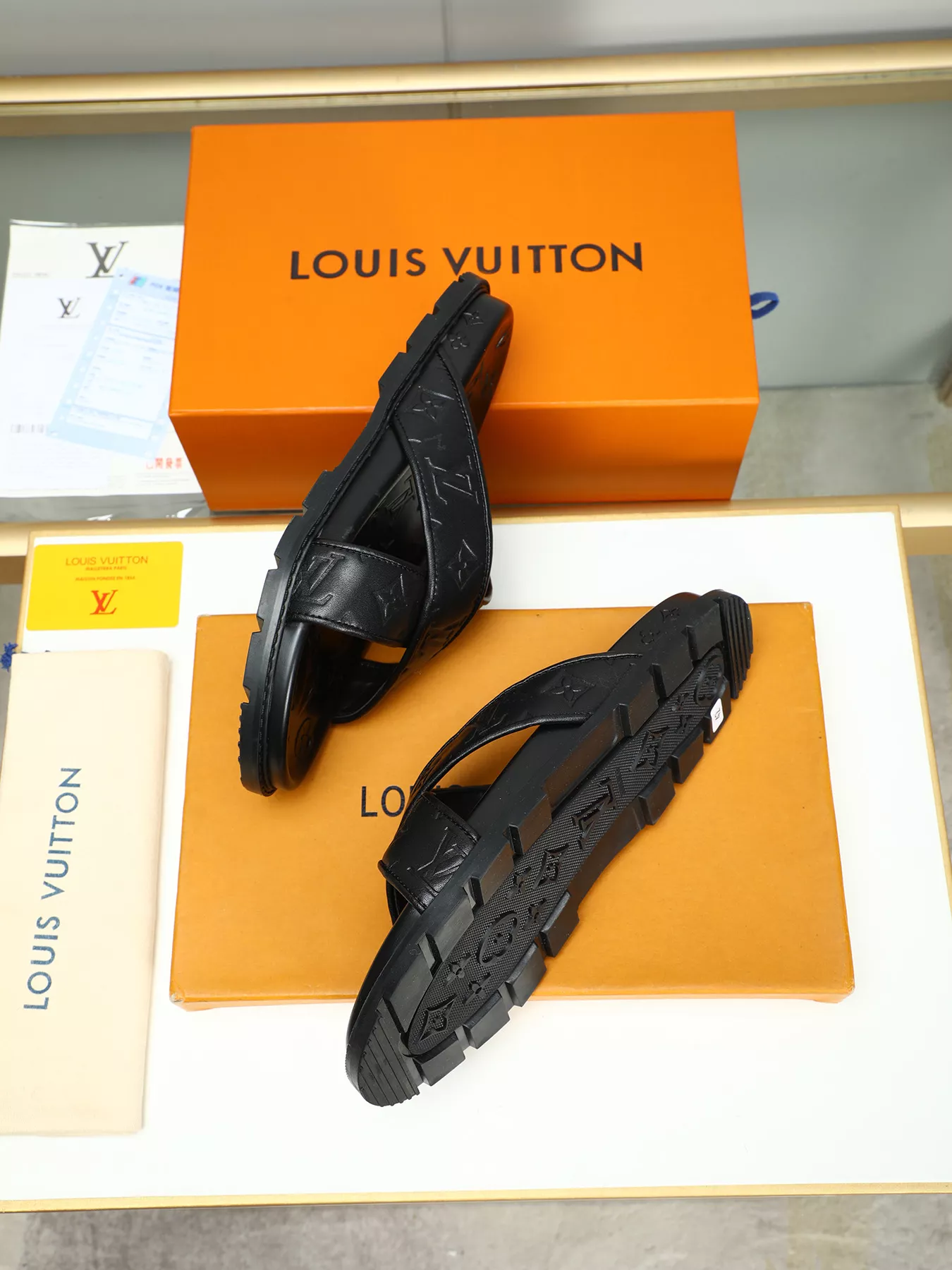 Refined 8705 Louis Vuitton Slippers For Men