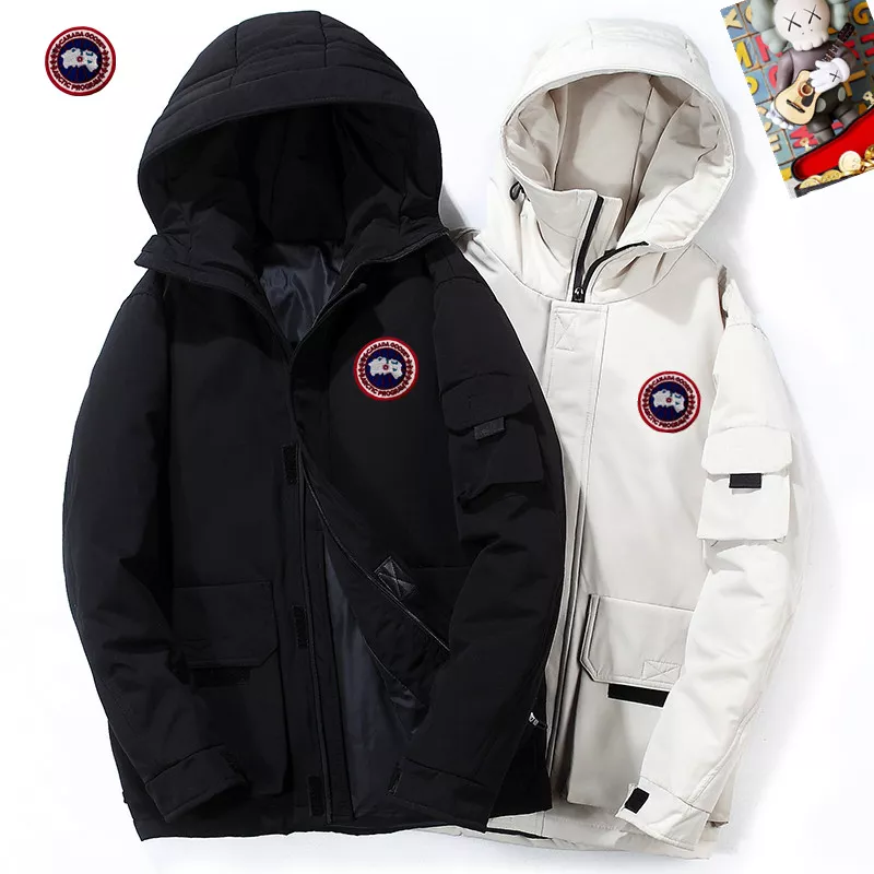 Refined 8809 Canada Goose Down Feather Coat Long Sleeved For Men