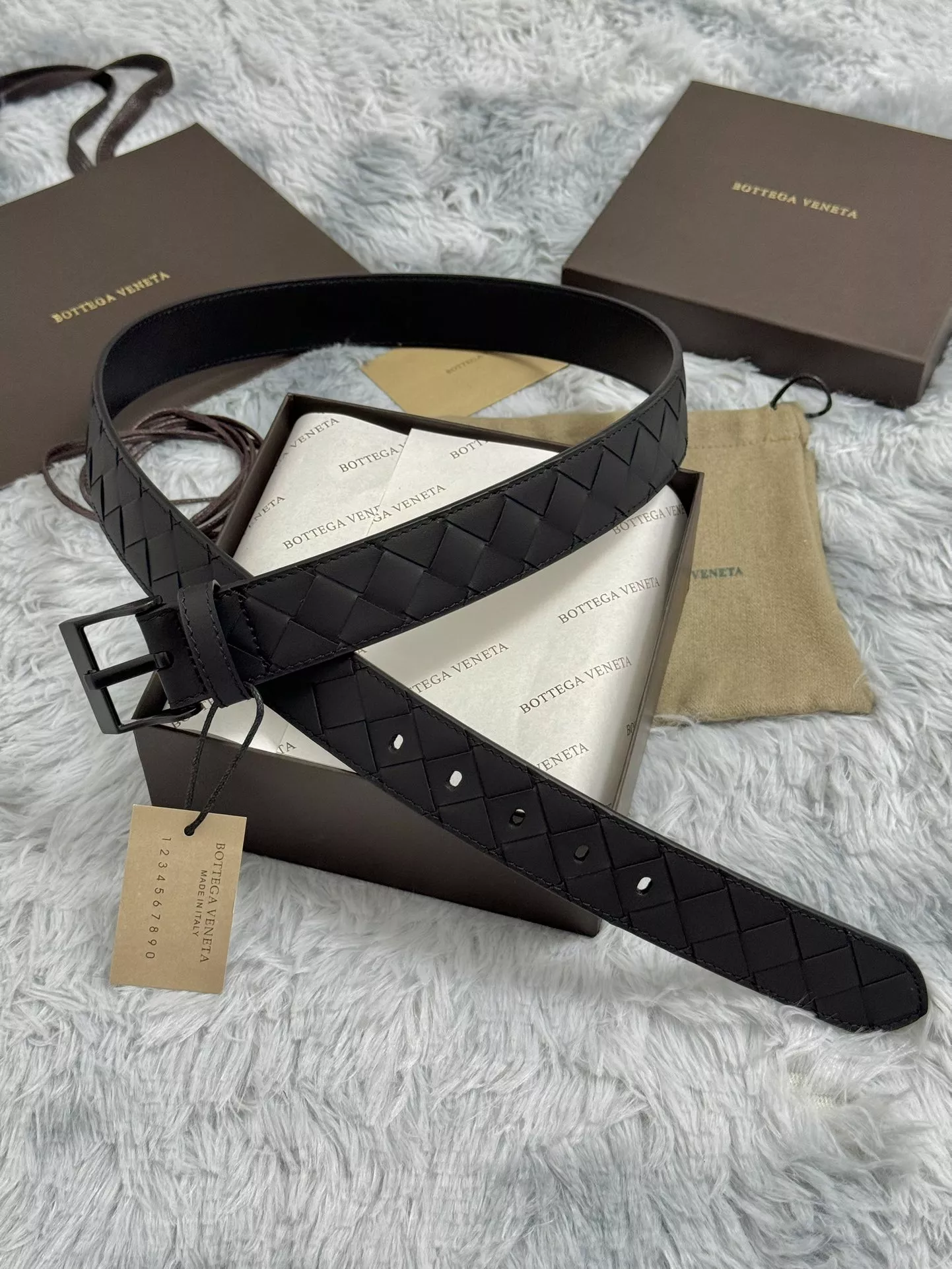 Refined 9002 Bottega Veneta AAA Quality Belts In 3.5cm For Women