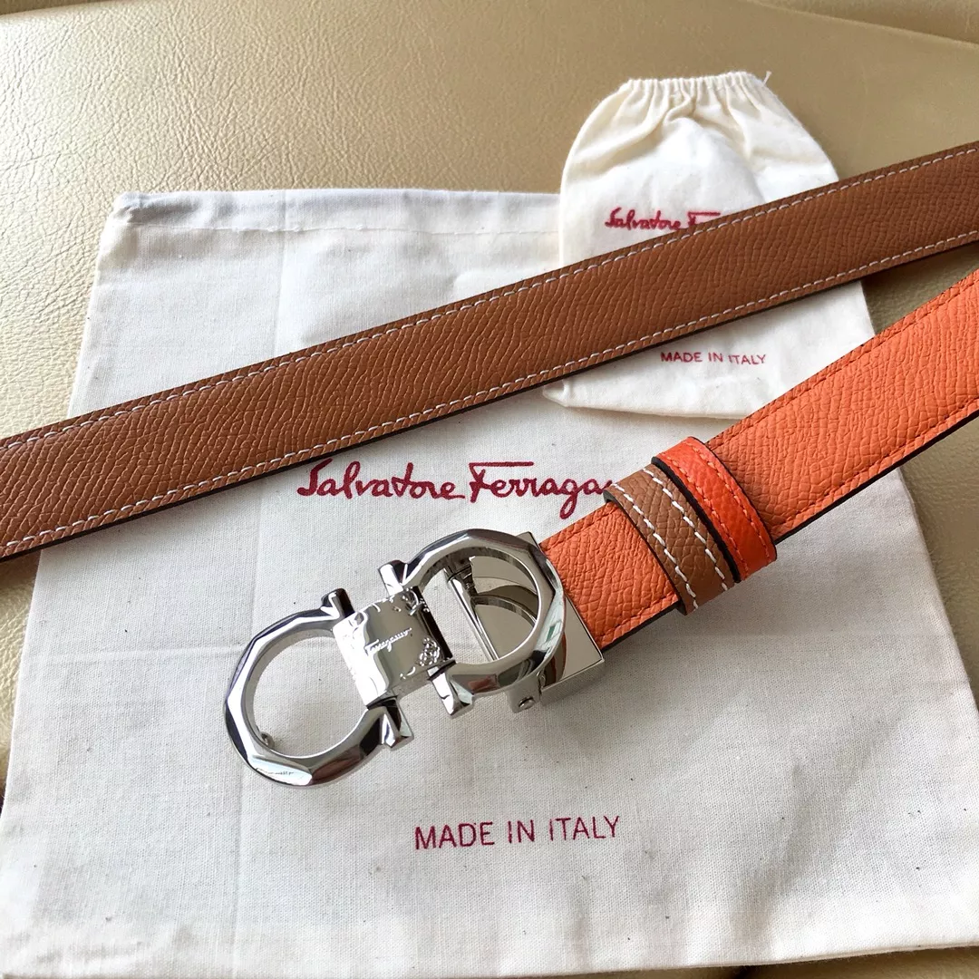 Refined 9044 Salvatore Ferragamo AAA Quality Belts In 2.5cm For Women