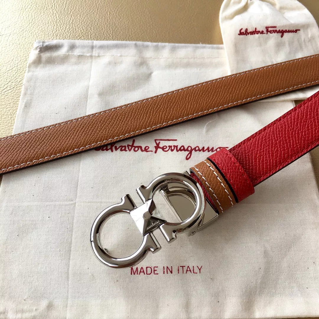 Refined 931 Salvatore Ferragamo AAA Quality Belts In 2.5cm For Women