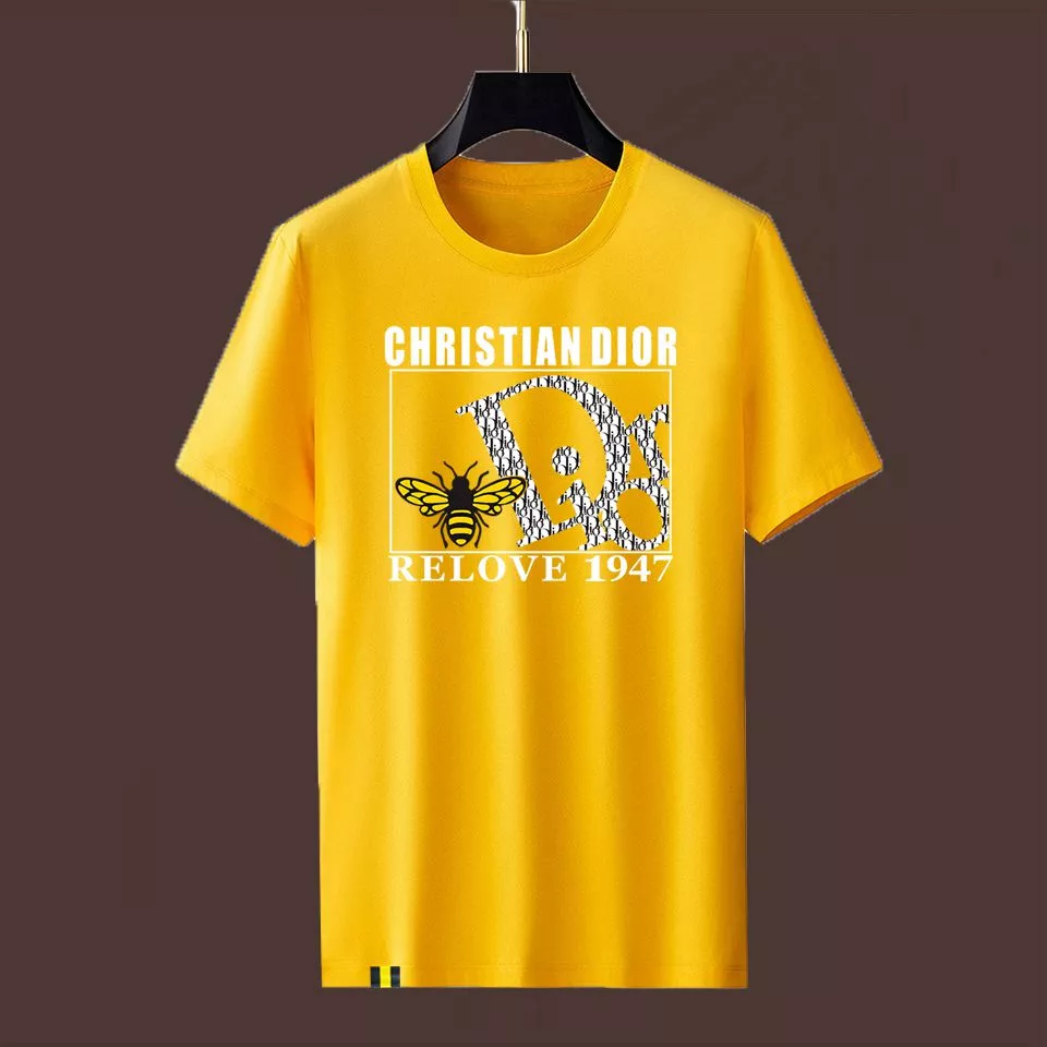 Refined 9524 Christian Dior T-Shirts Short Sleeved For Men