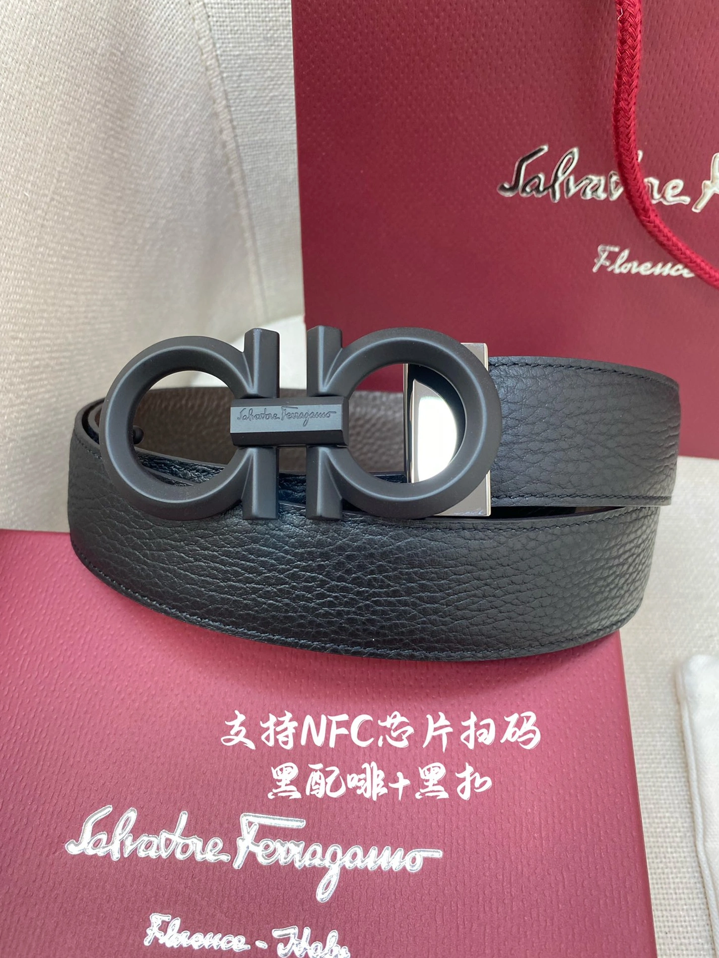 Refined 9526 Salvatore Ferragamo AAA Quality Belts For Men