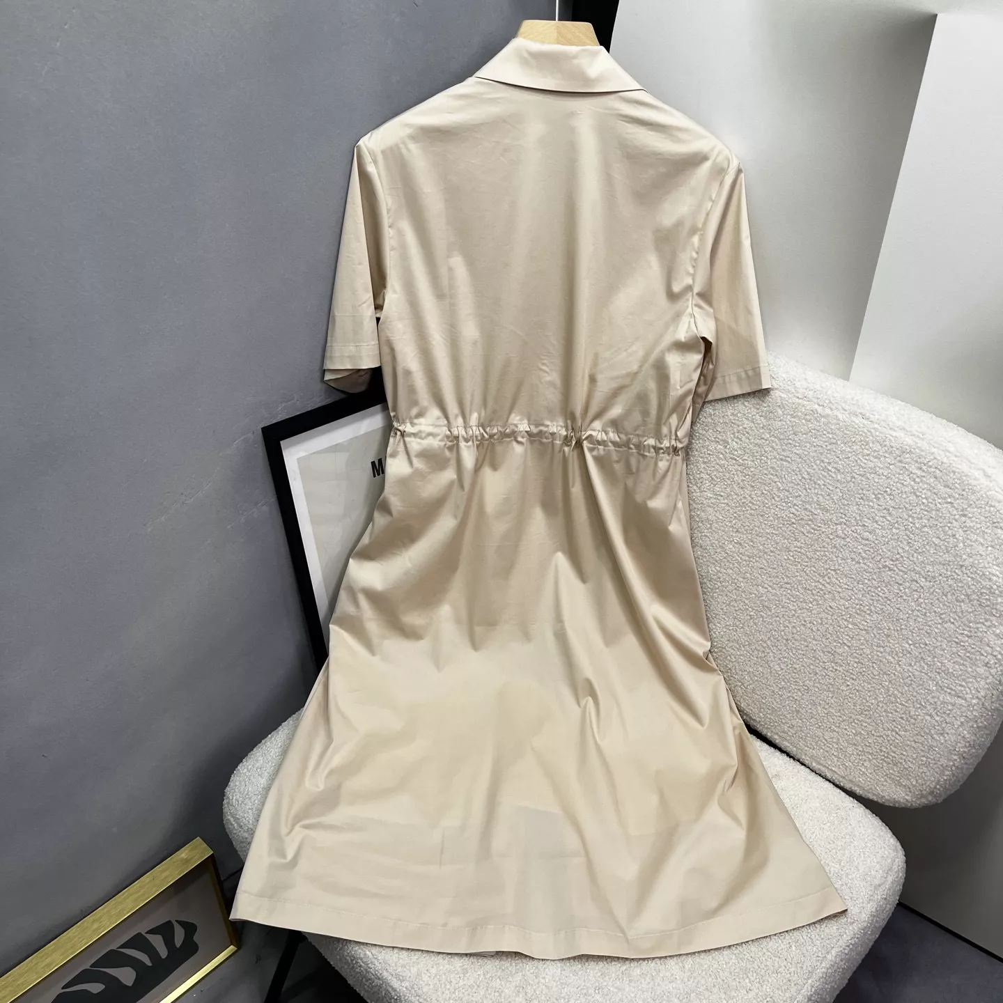 Refined 9635 Prada Dresses Short Sleeved For Women
