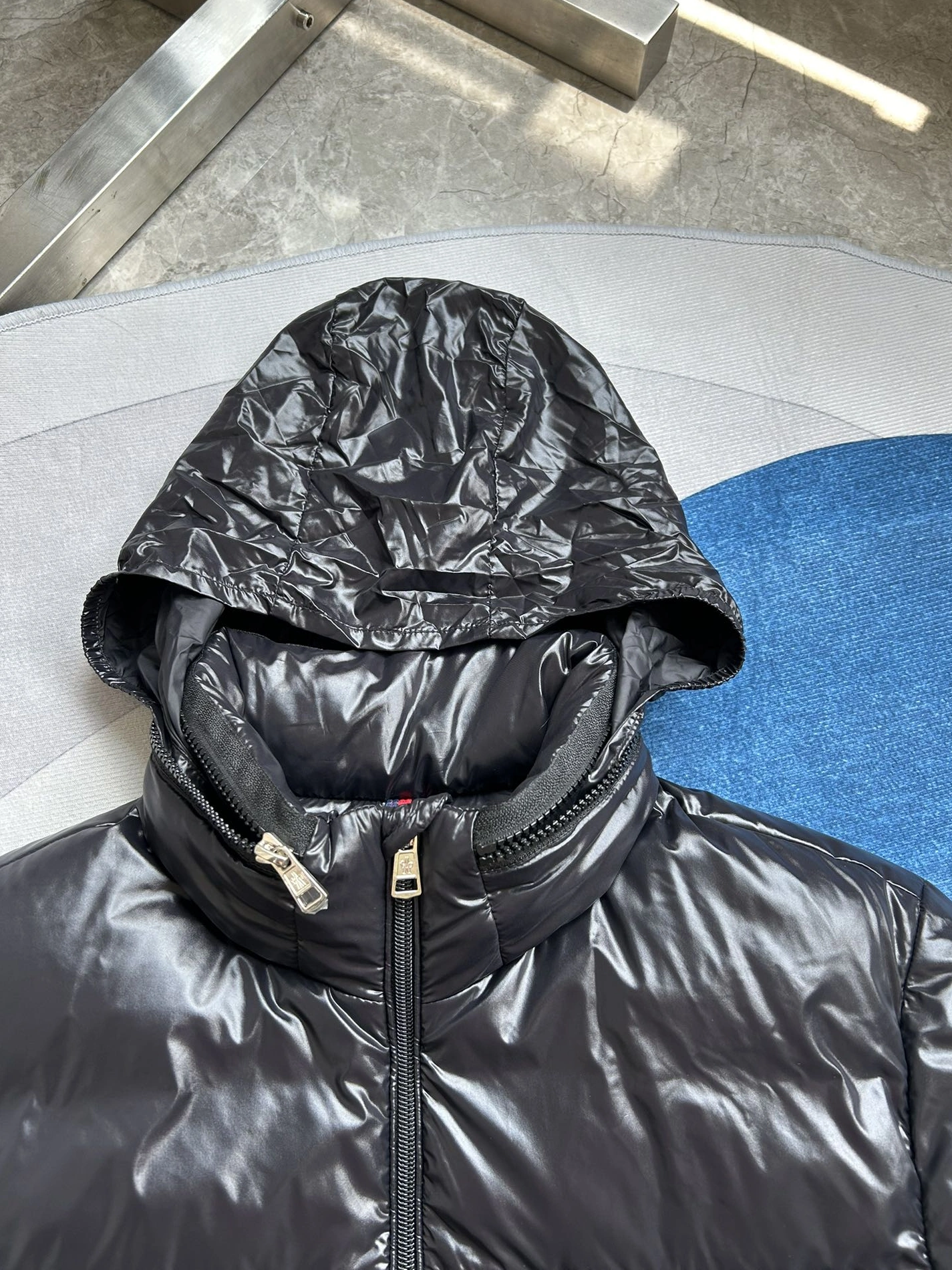 Refined 9820 Moncler Down Feather Coat Long Sleeved For Men