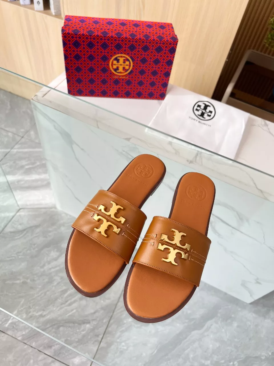 Reliable 1094 Tory Burch TB Slippers For Women