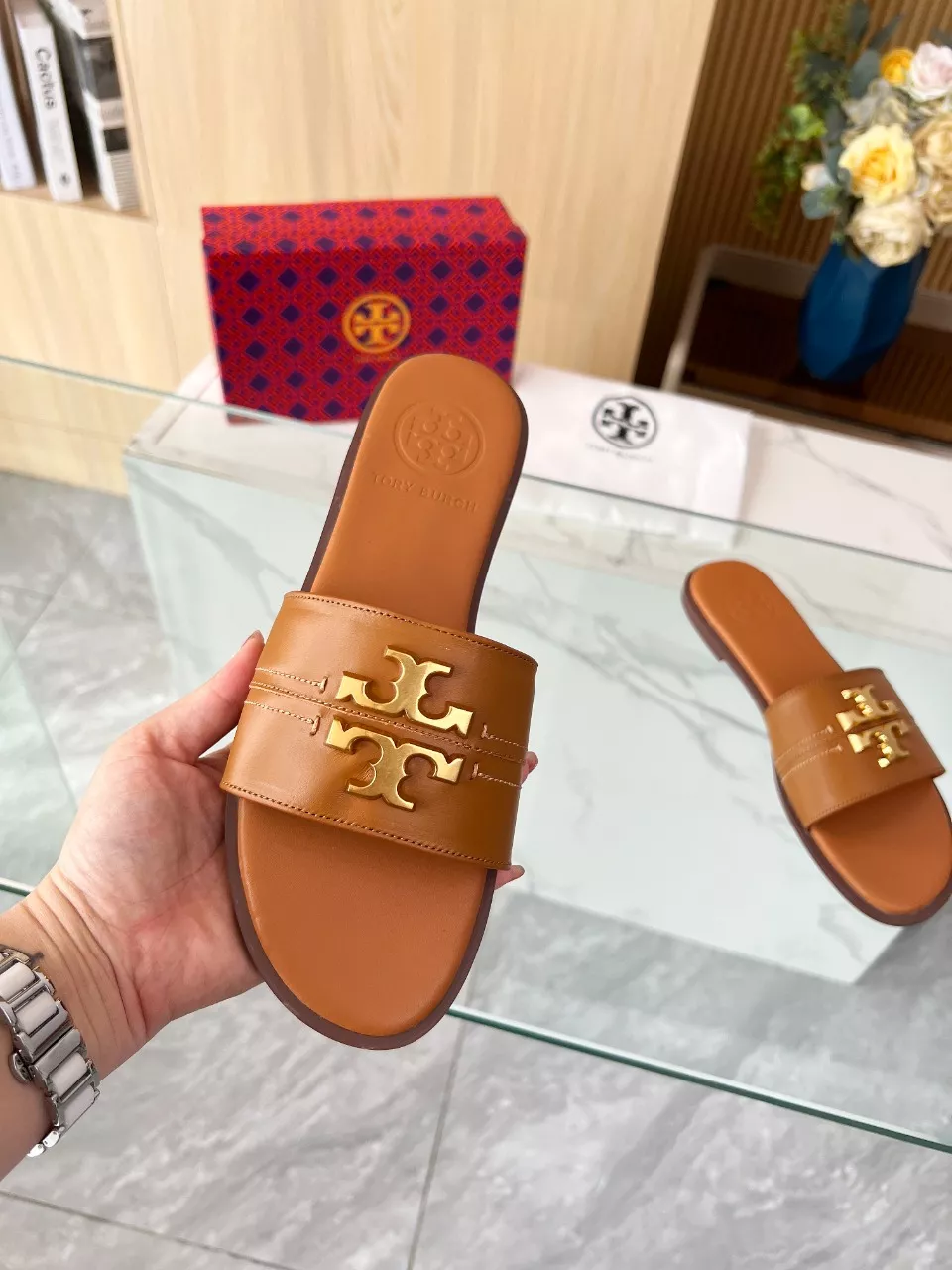 Reliable 1094 Tory Burch TB Slippers For Women
