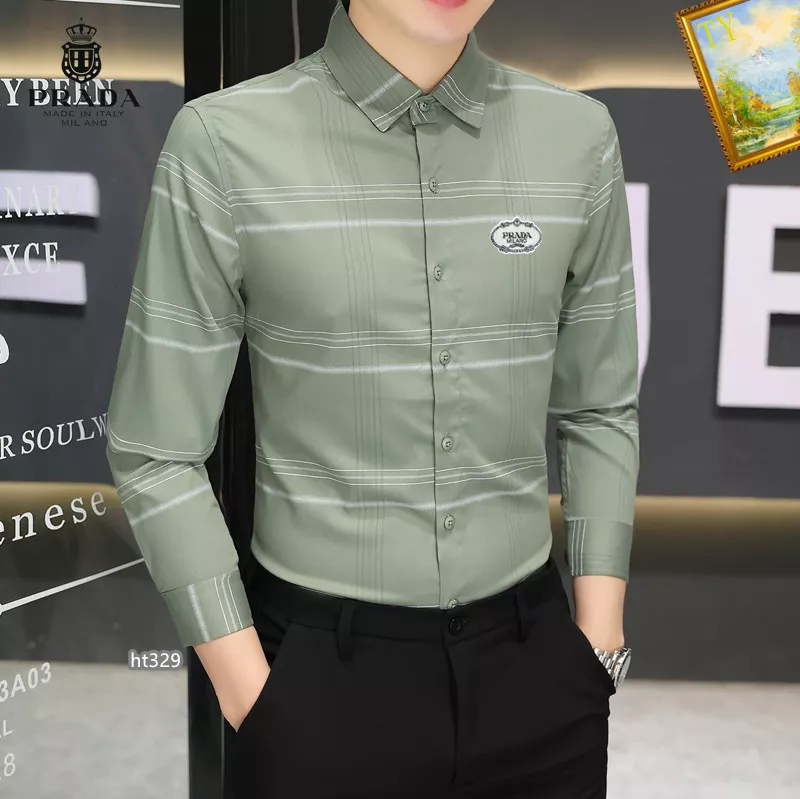 Reliable 120 Prada Shirts Long Sleeved For Men