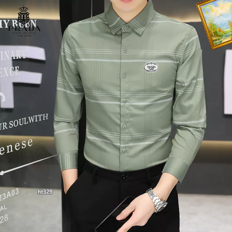 Reliable 120 Prada Shirts Long Sleeved For Men