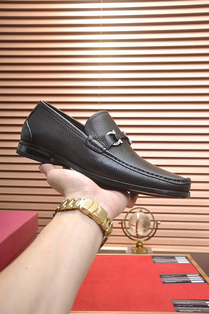 Reliable 2256 Salvatore Ferragamo Leather Shoes For Men