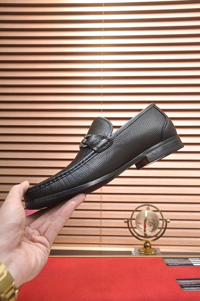 Reliable 2256 Salvatore Ferragamo Leather Shoes For Men