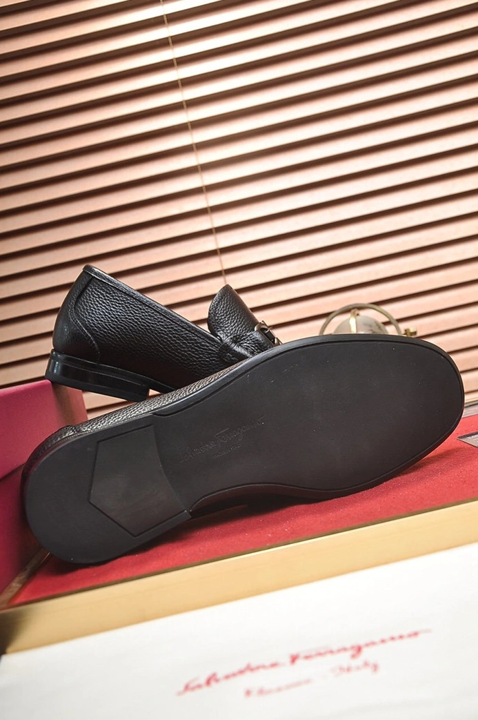 Reliable 2256 Salvatore Ferragamo Leather Shoes For Men